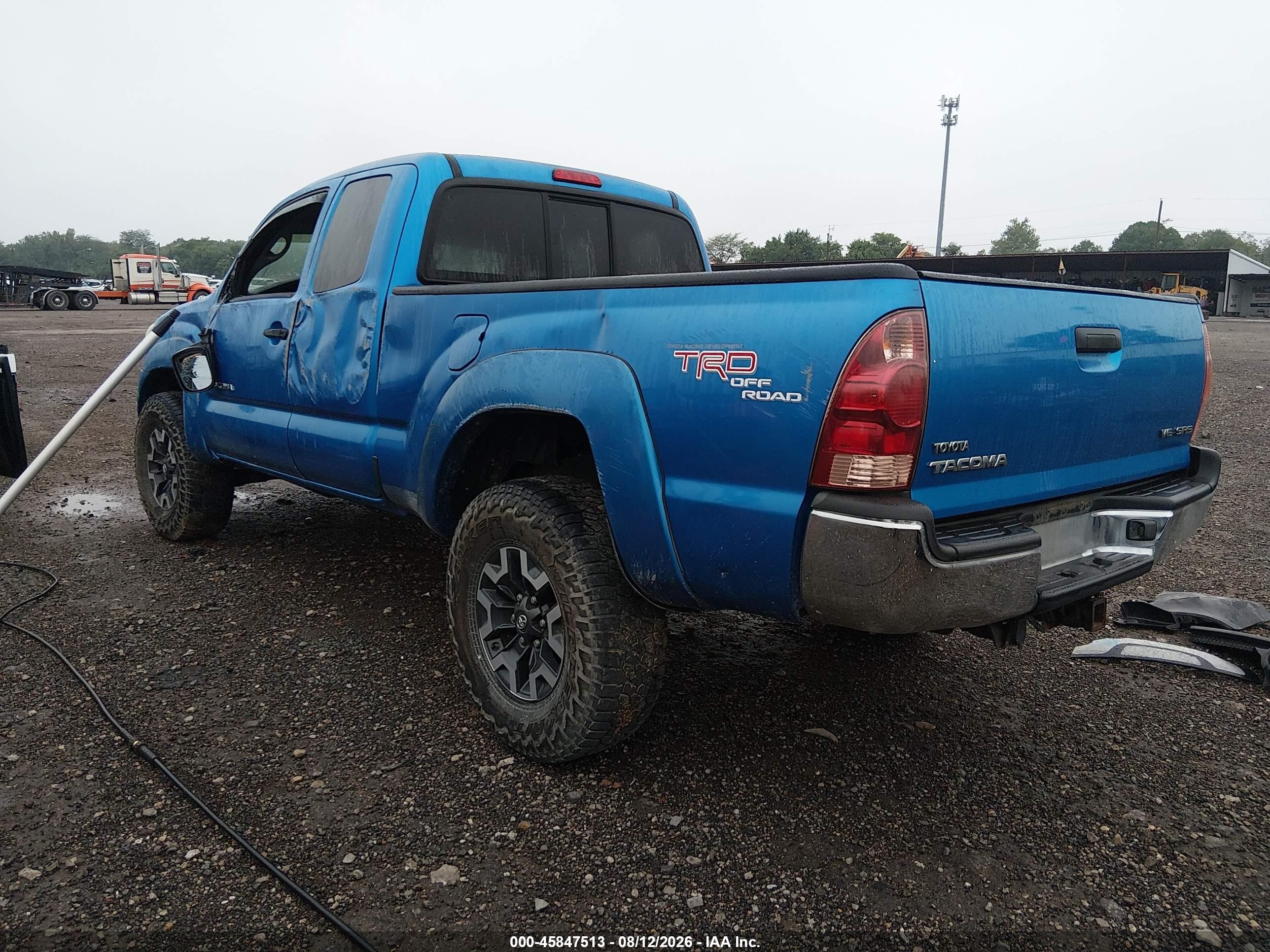 2006 Toyota Tacoma Base V6 Blue vin: 5TEUU42N16Z148298