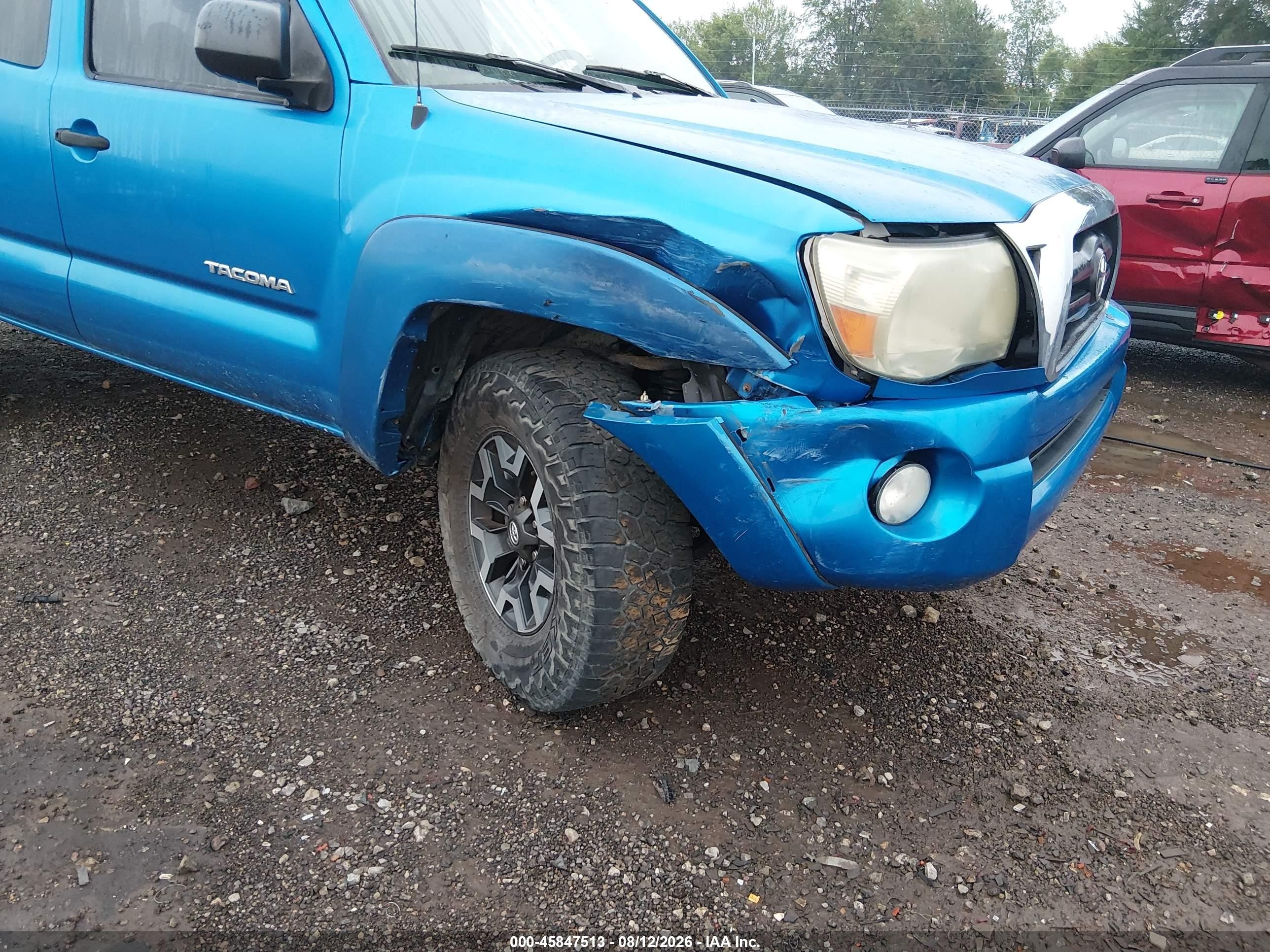 2006 Toyota Tacoma Base V6 Blue vin: 5TEUU42N16Z148298