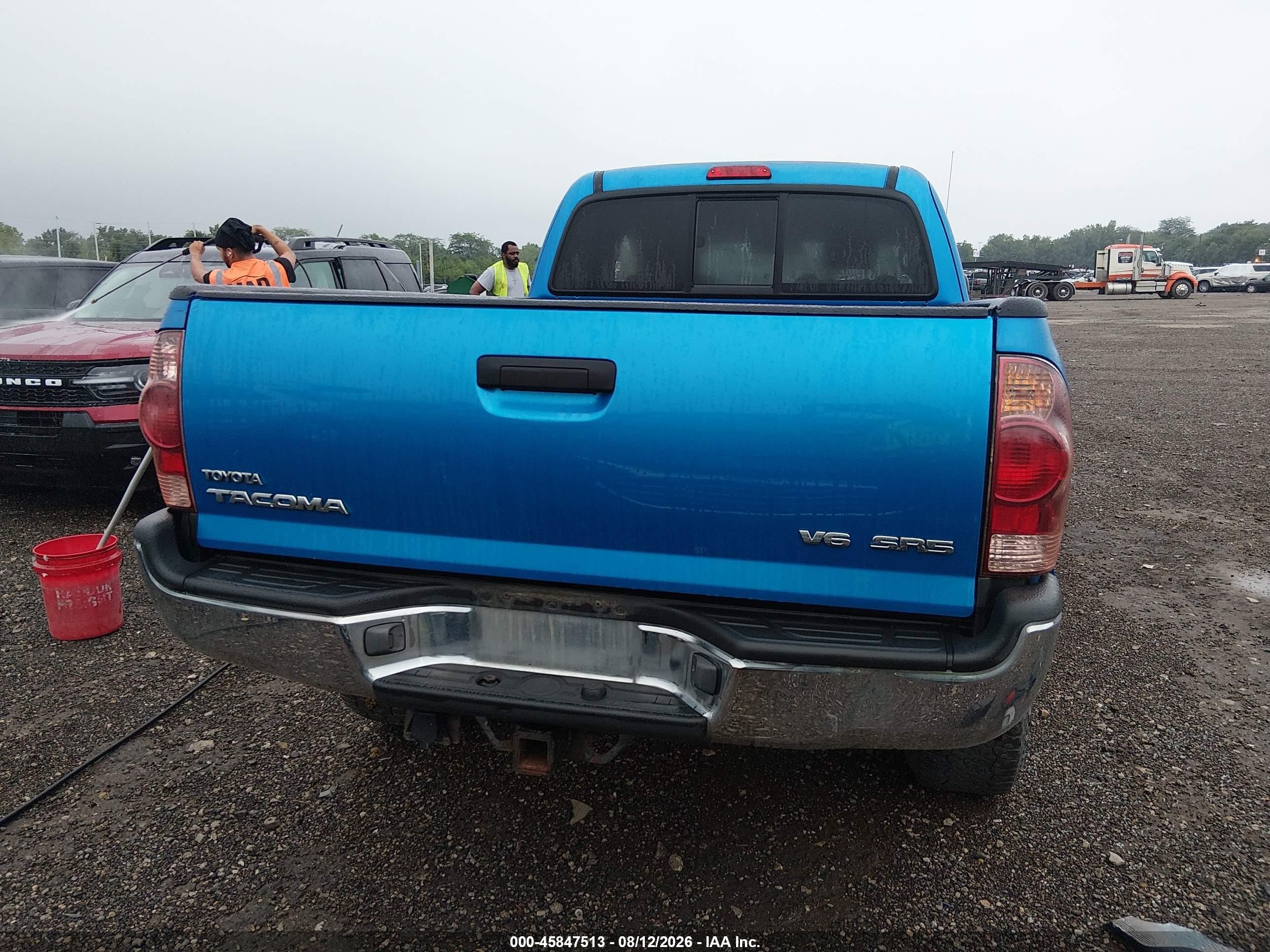 2006 Toyota Tacoma Base V6 Blue vin: 5TEUU42N16Z148298