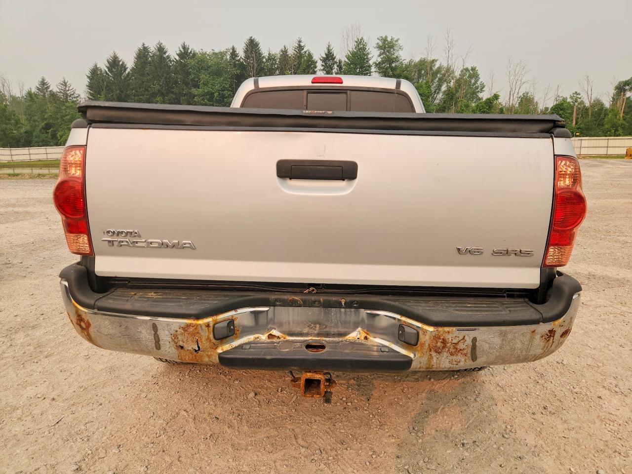 2006 Toyota Tacoma Access Cab Silver vin: 5TEUU42N16Z218253
