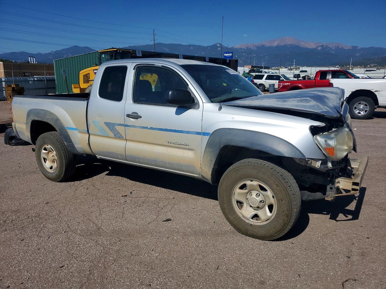 2008 Toyota Tacoma Access Cab Silver vin: 5TEUU42N18Z480406