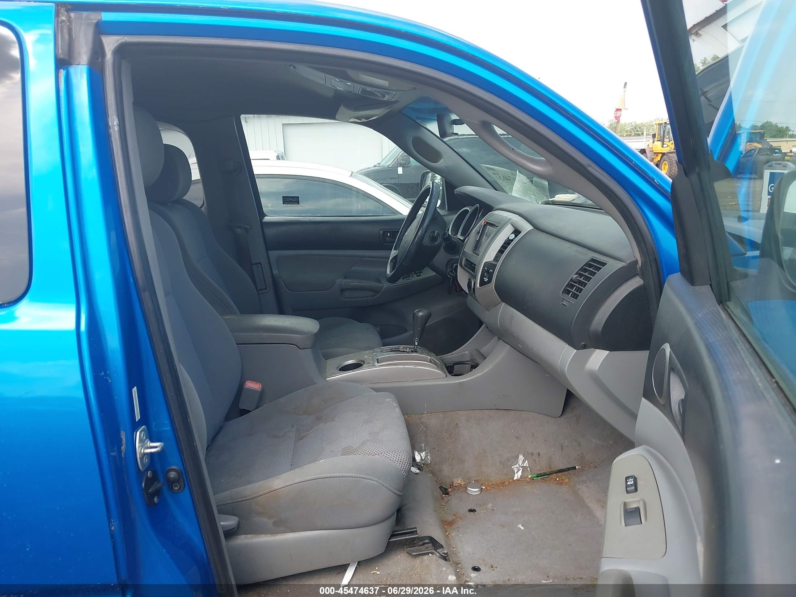2008 Toyota Tacoma Base V6 Blue vin: 5TEUU42N18Z501402