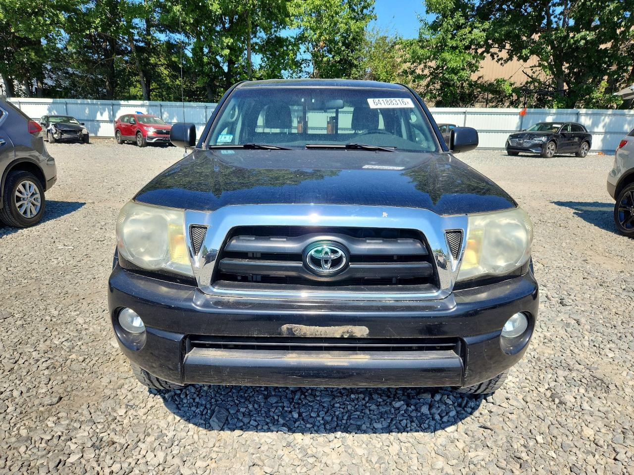 2008 Toyota Tacoma V6 Black vin: 5TEUU42N18Z551006