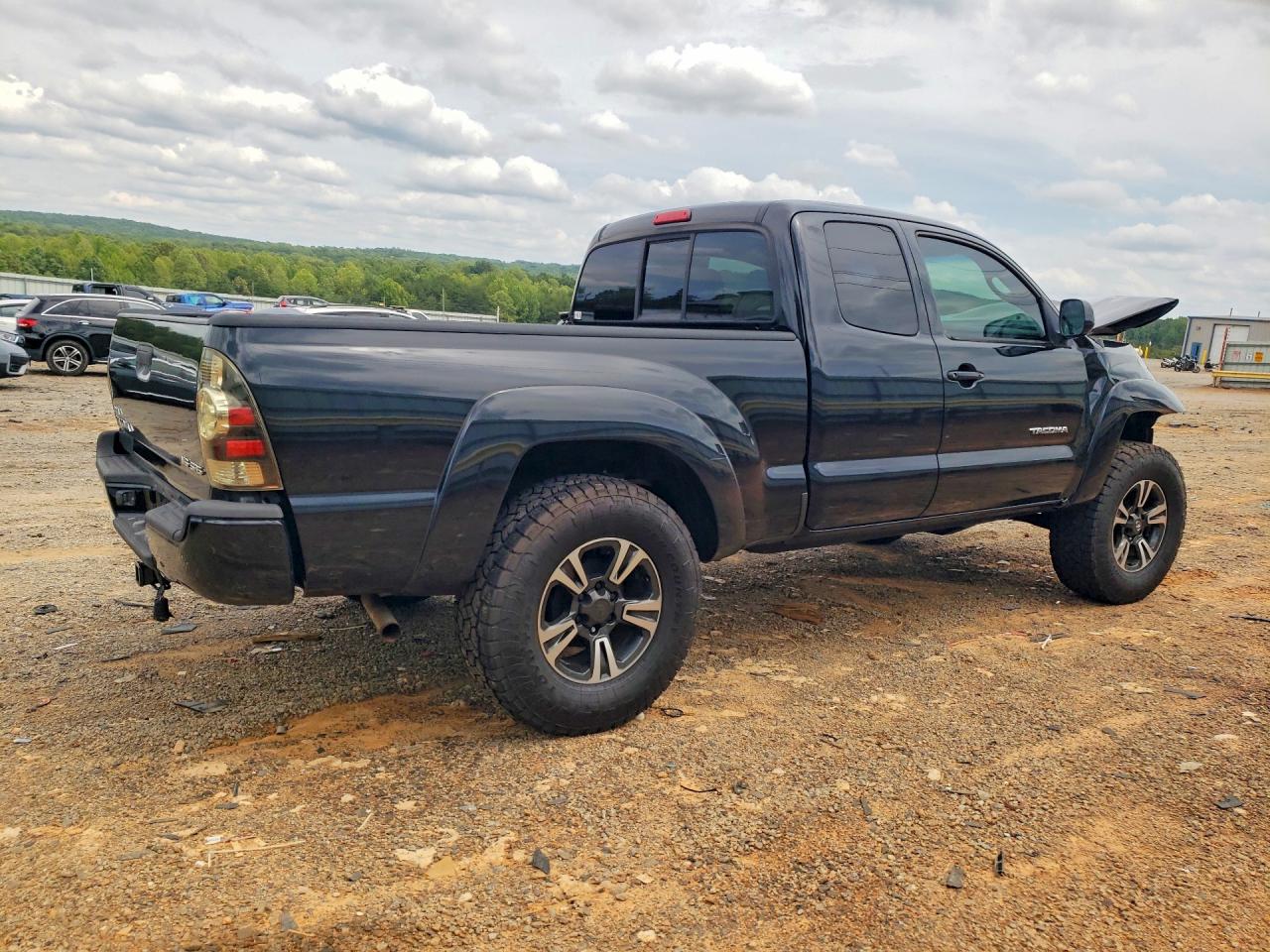 2008 Toyota Tacoma V6 Black vin: 5TEUU42N18Z555346