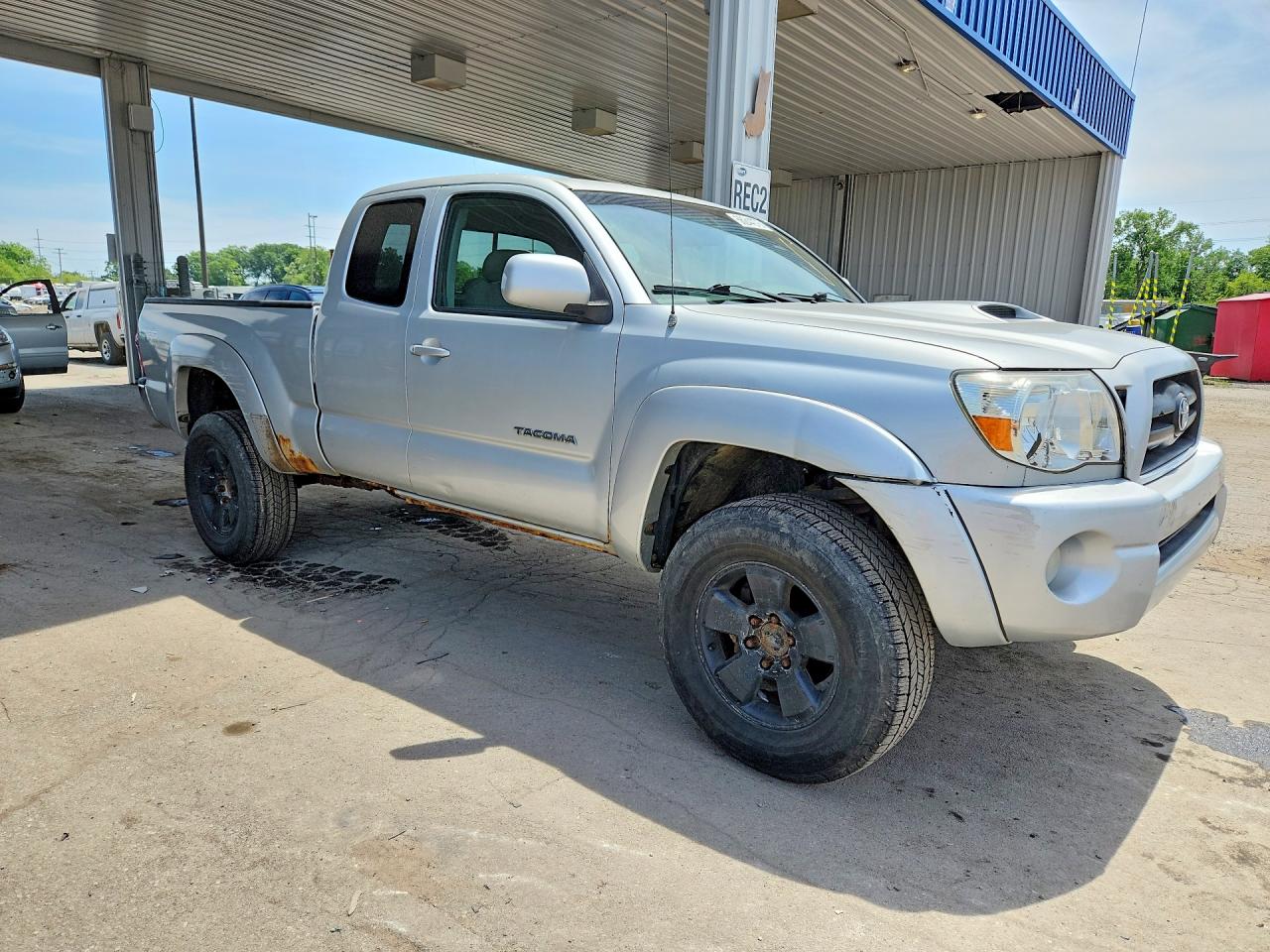 2005 Toyota Tacoma Access Cab Gray vin: 5TEUU42N25Z138944