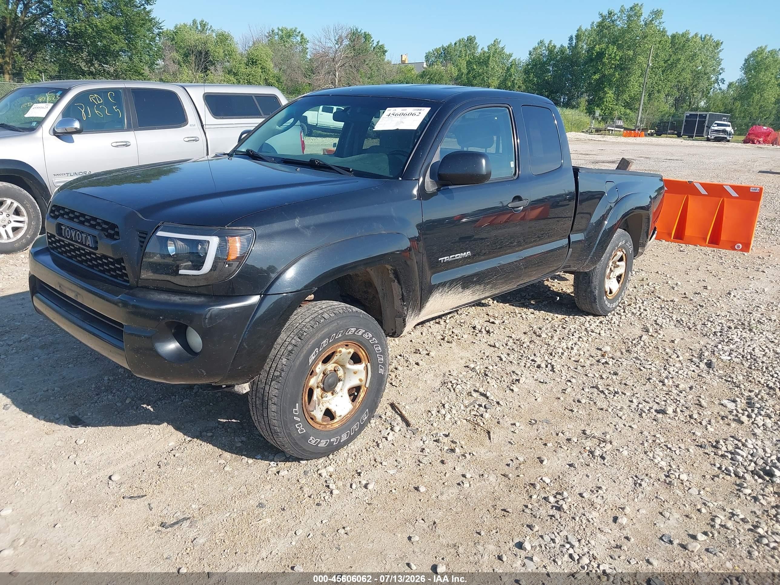 2006 Toyota Tacoma Base V6 Черный vin: 5TEUU42N26Z231268