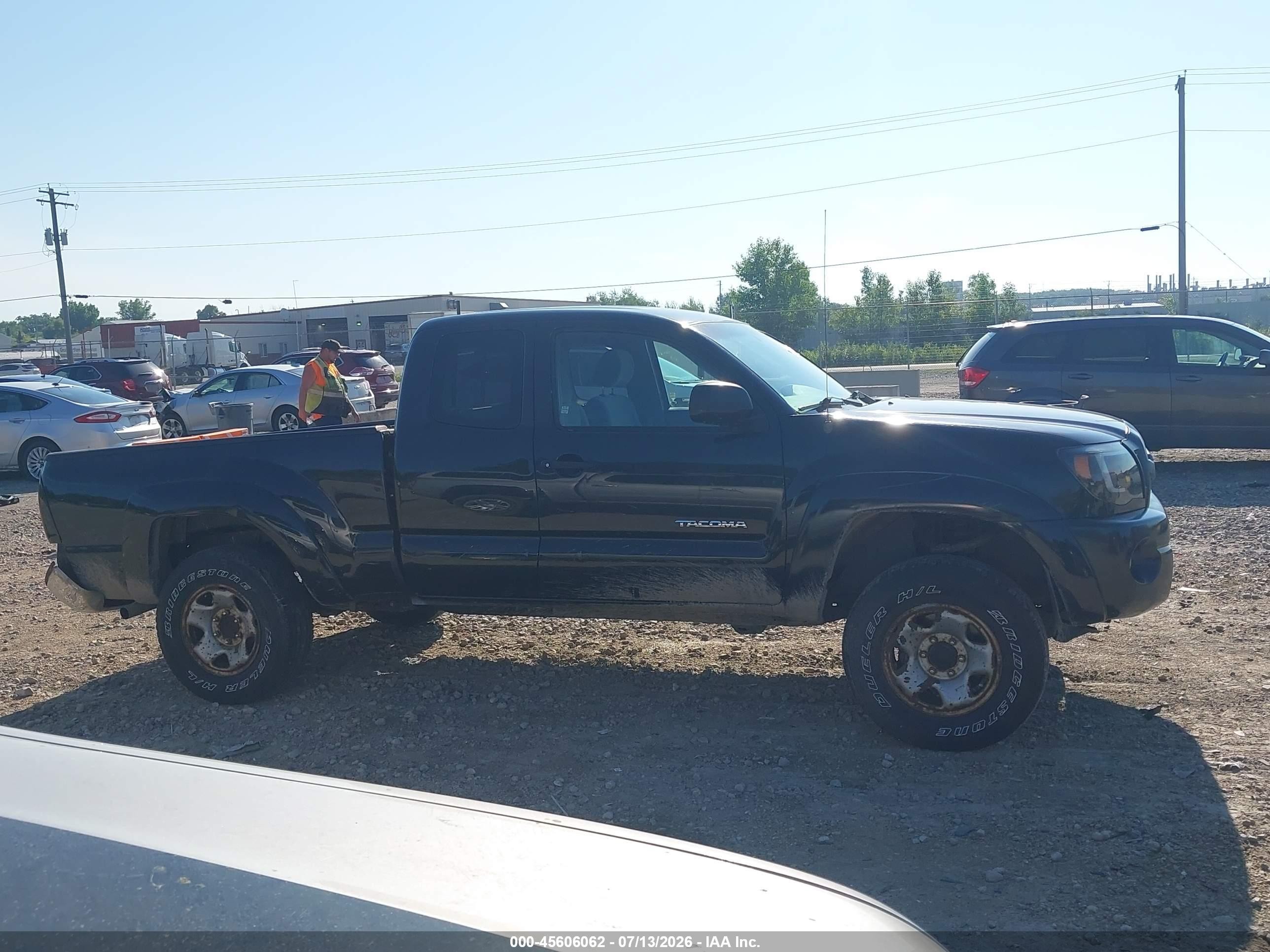 2006 Toyota Tacoma Base V6 Черный vin: 5TEUU42N26Z231268