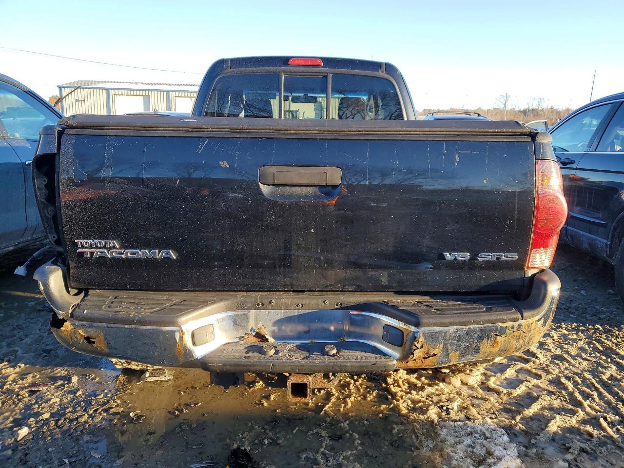 2007 Toyota Tacoma Access Cab Черный vin: 5TEUU42N27Z352674
