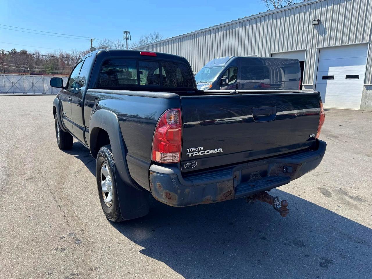 2007 Toyota Tacoma Access Cab Black vin: 5TEUU42N27Z452600
