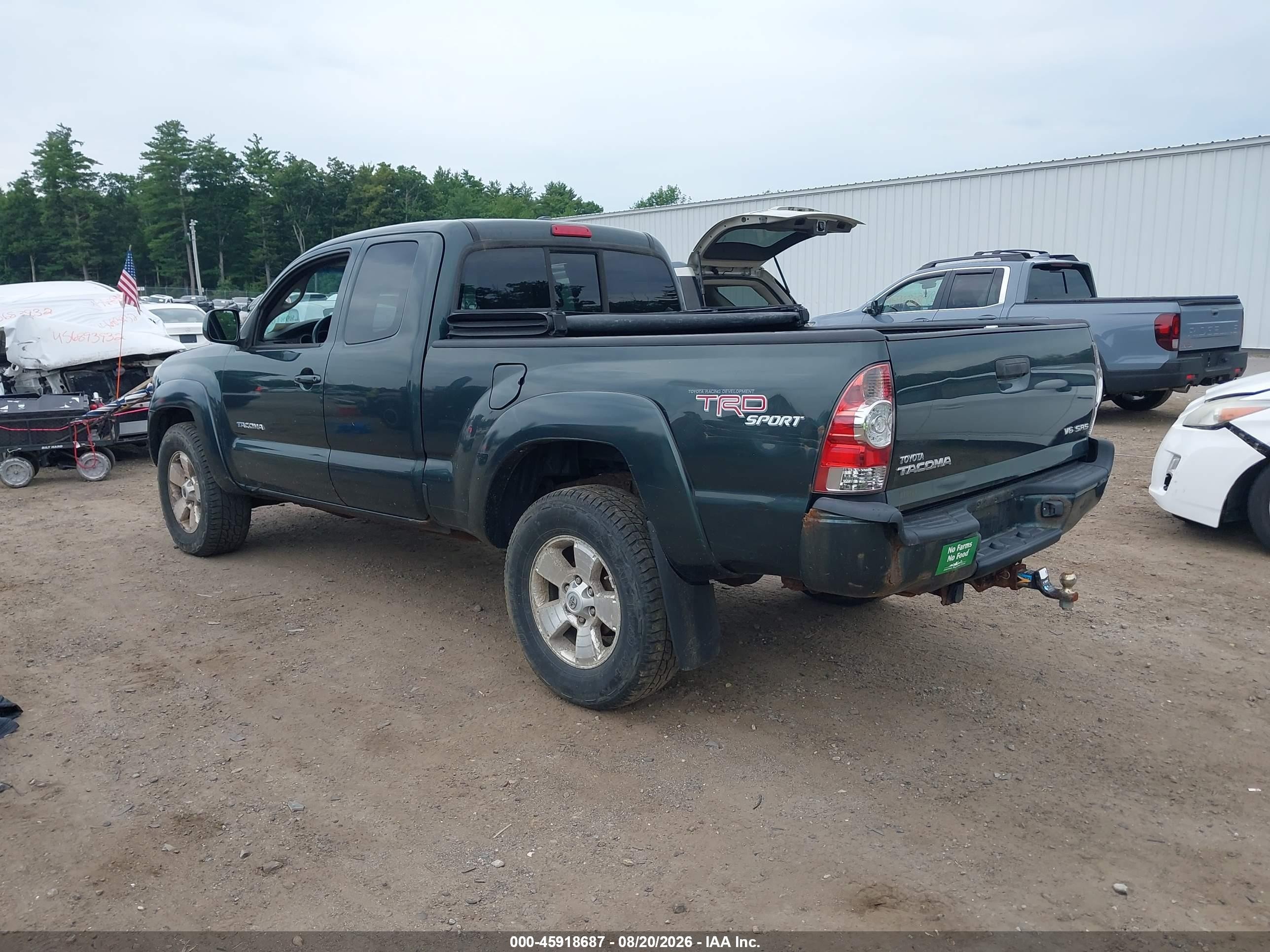 2009 Toyota Tacoma Base V6 Green vin: 5TEUU42N29Z632162