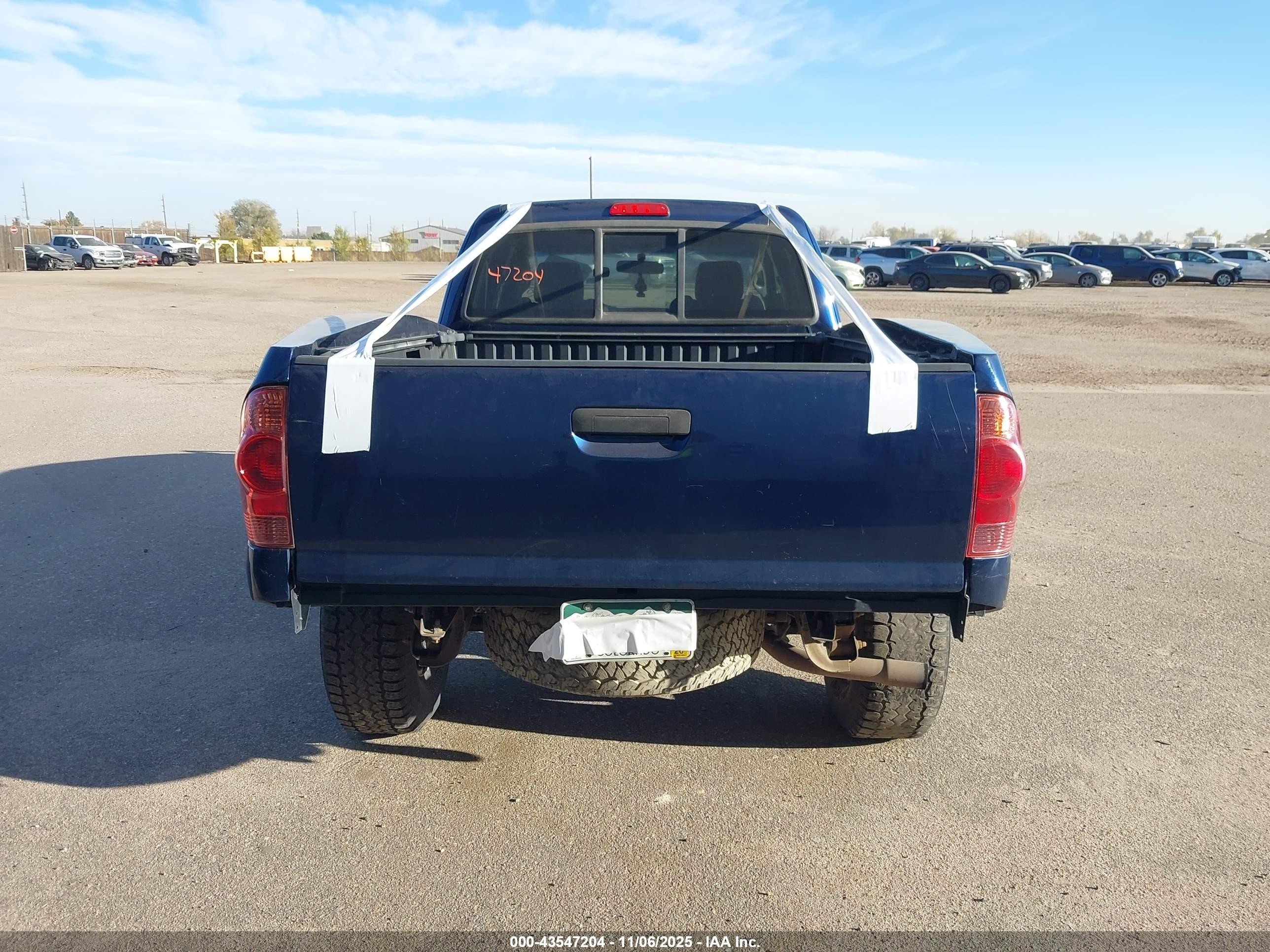 2006 Toyota Tacoma Base V6 Синий vin: 5TEUU42N36Z292080