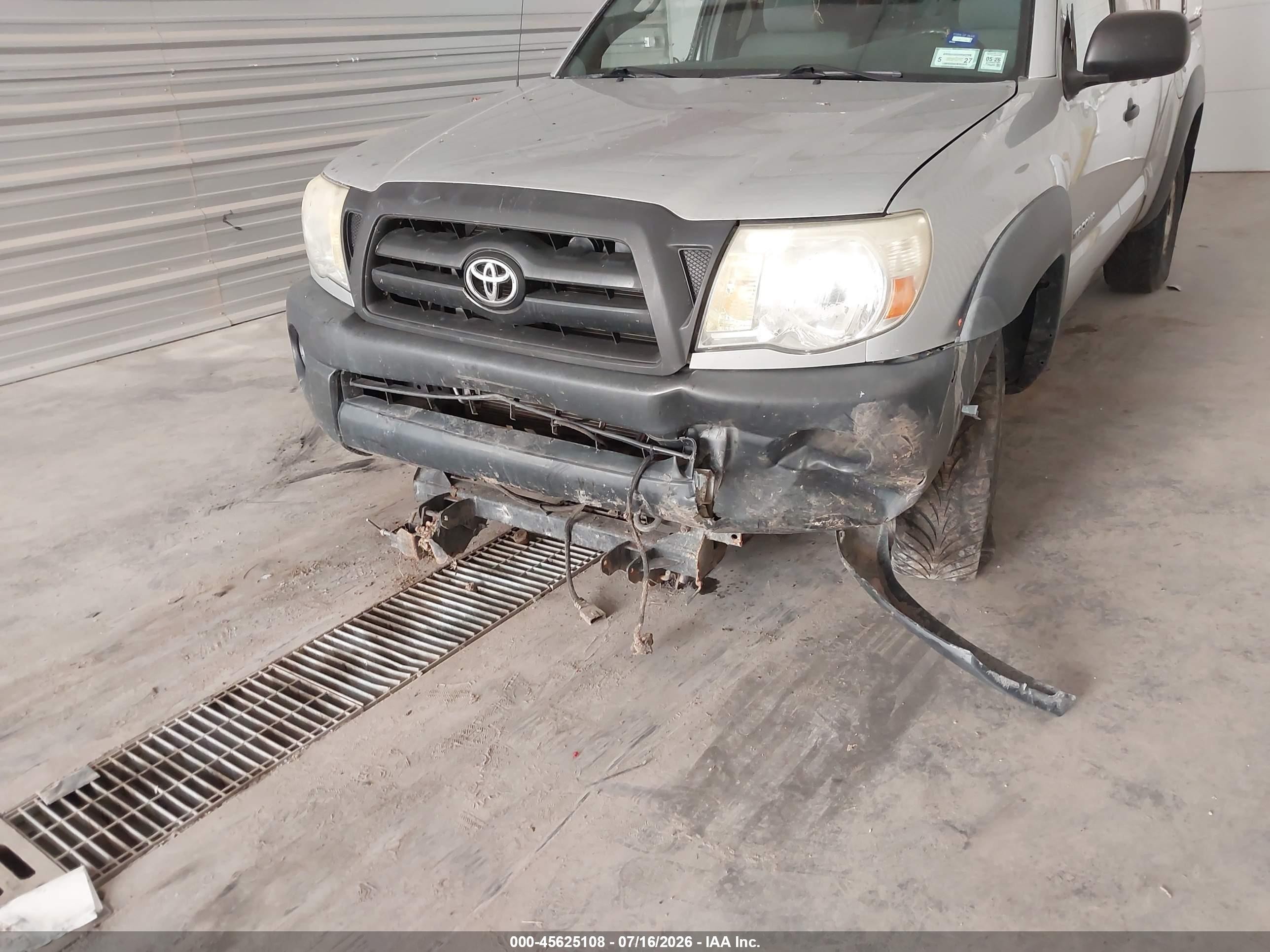 2007 Toyota Tacoma Base V6 Gray vin: 5TEUU42N37Z338606