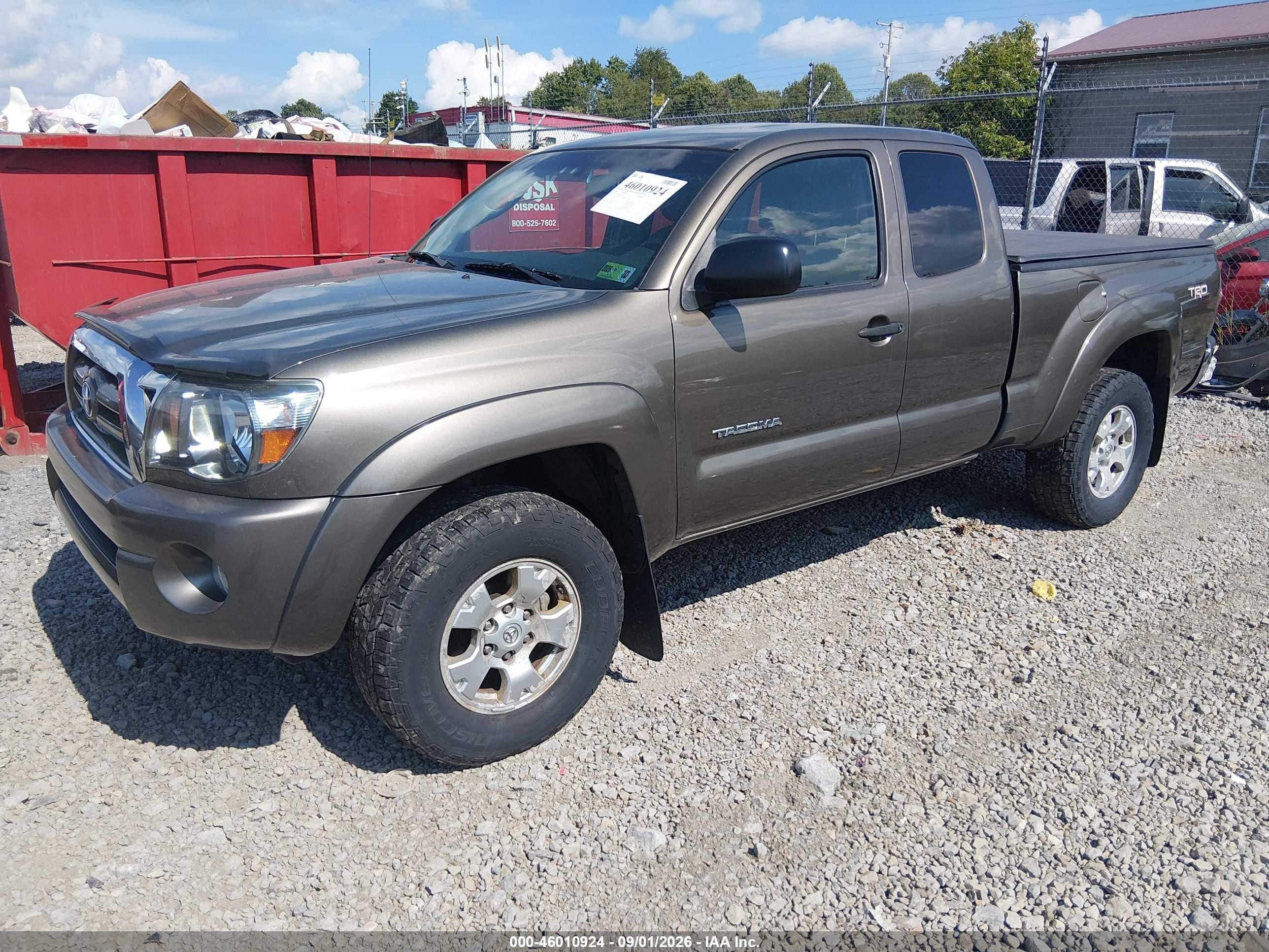 2009 Toyota Tacoma Base V6 Brown vin: 5TEUU42N39Z631571