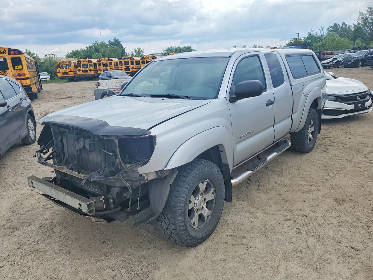 2005 Toyota Tacoma Access Cab Gray vin: 5TEUU42N45Z022712