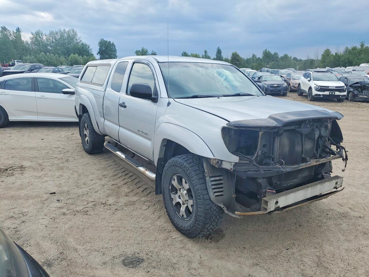 2005 Toyota Tacoma Access Cab Gray vin: 5TEUU42N45Z022712