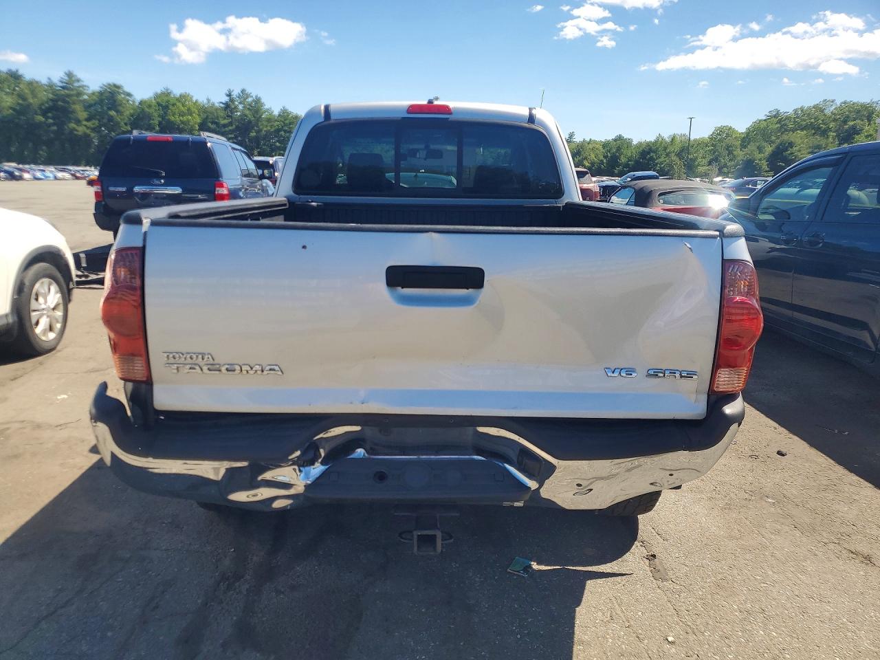 2007 Toyota Tacoma Access Cab Серебряный vin: 5TEUU42N47Z351364