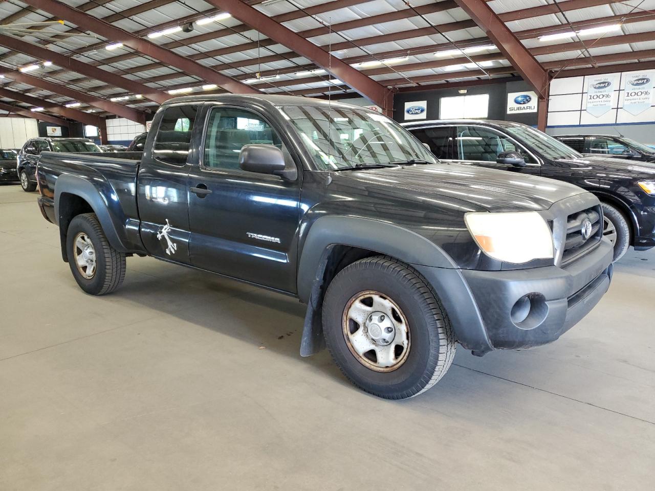 2008 Toyota Tacoma Access Cab Black vin: 5TEUU42N48Z583903