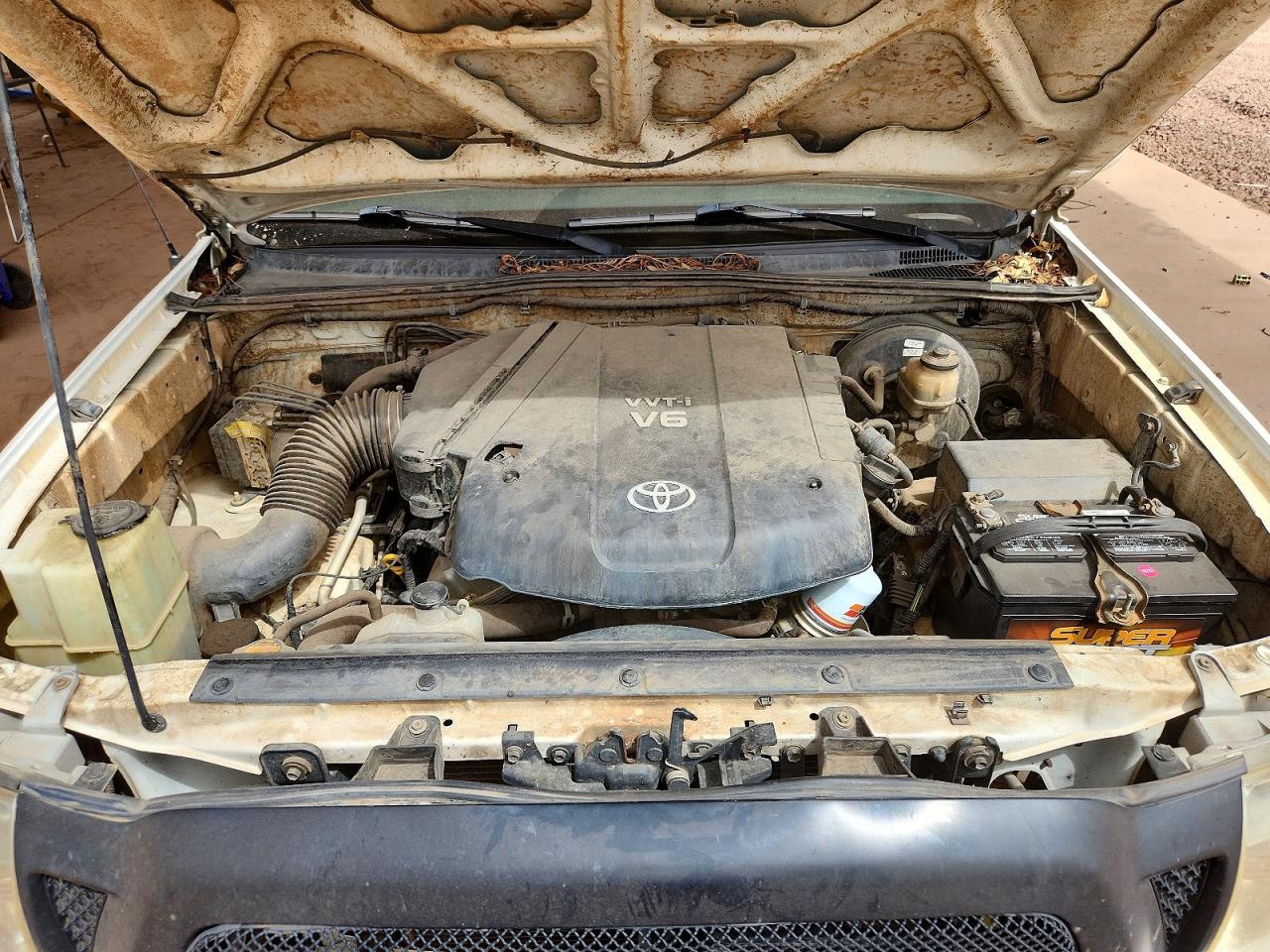 2009 Toyota Tacoma V6 Белый vin: 5TEUU42N49Z667401