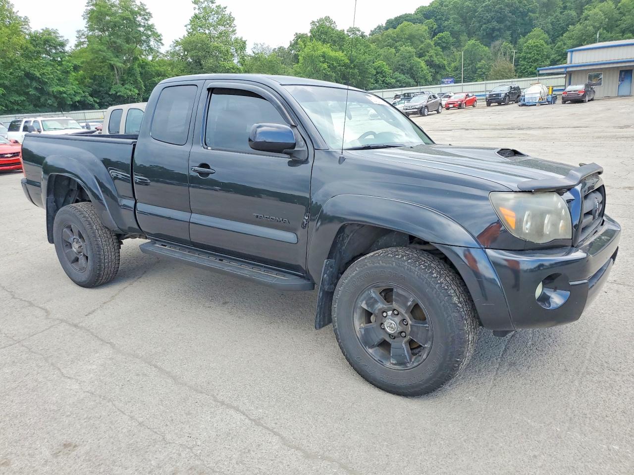 2005 Toyota Tacoma Access Cab Black vin: 5TEUU42N55Z003988