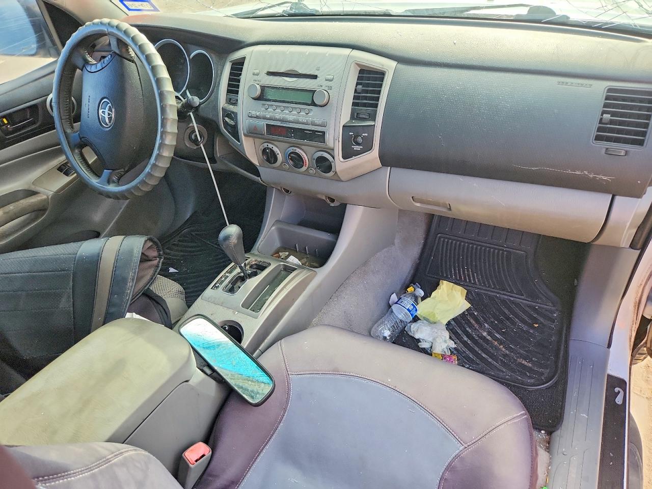 2006 Toyota Tacoma Access Cab White vin: 5TEUU42N56Z313690