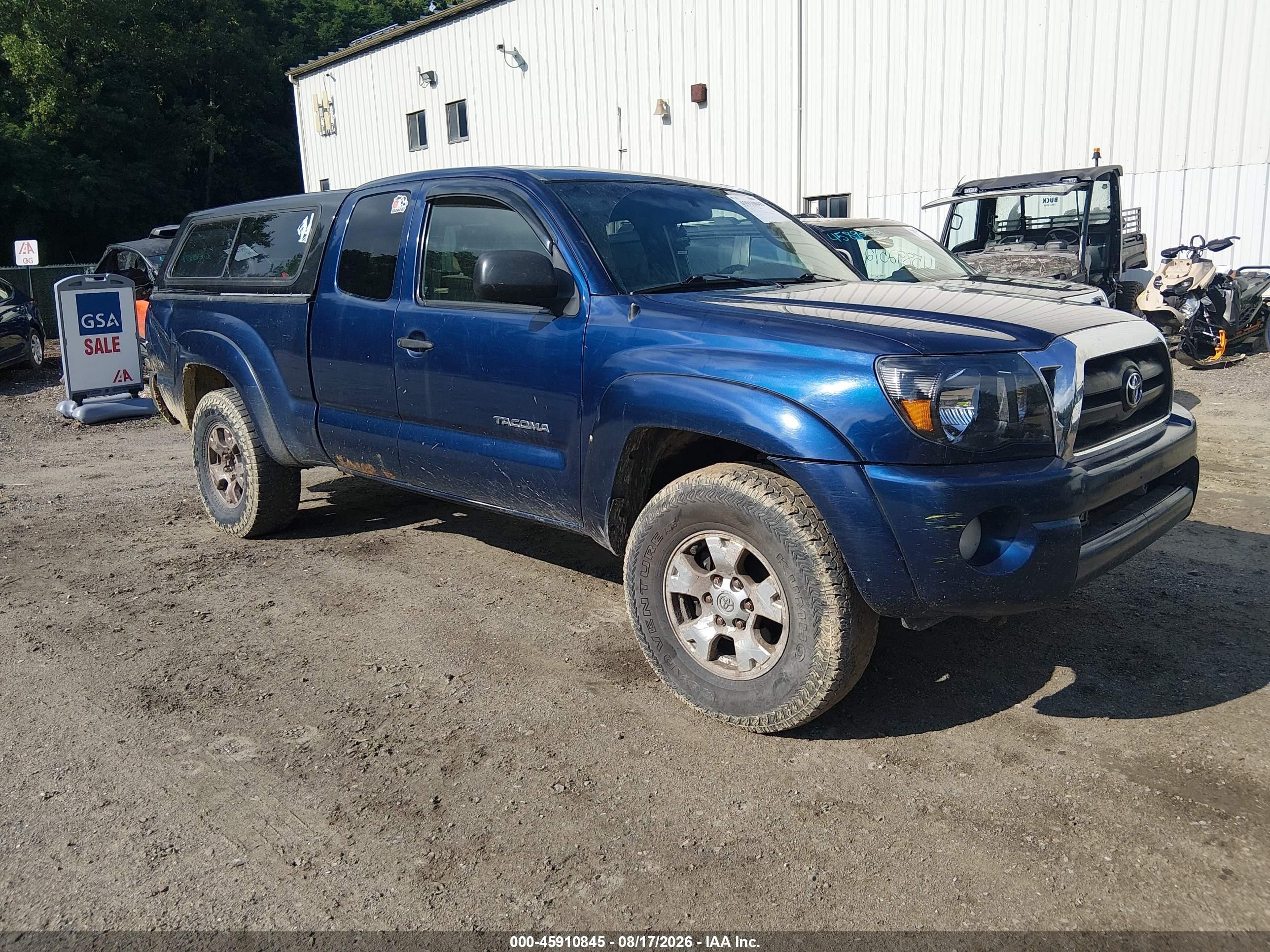 2006 Toyota Tacoma Base V6 Blue vin: 5TEUU42N66Z304013
