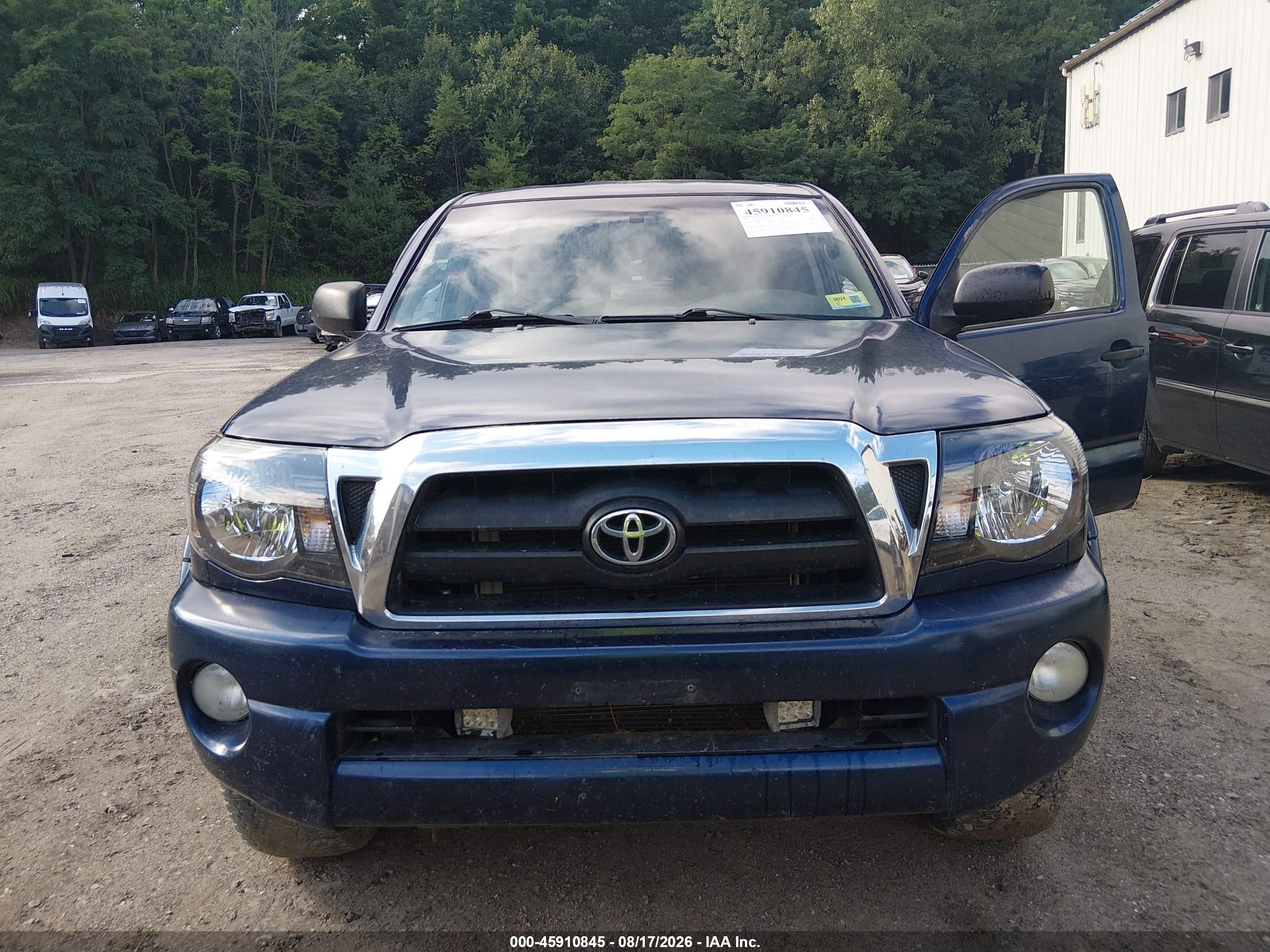 2006 Toyota Tacoma Base V6 Blue vin: 5TEUU42N66Z304013