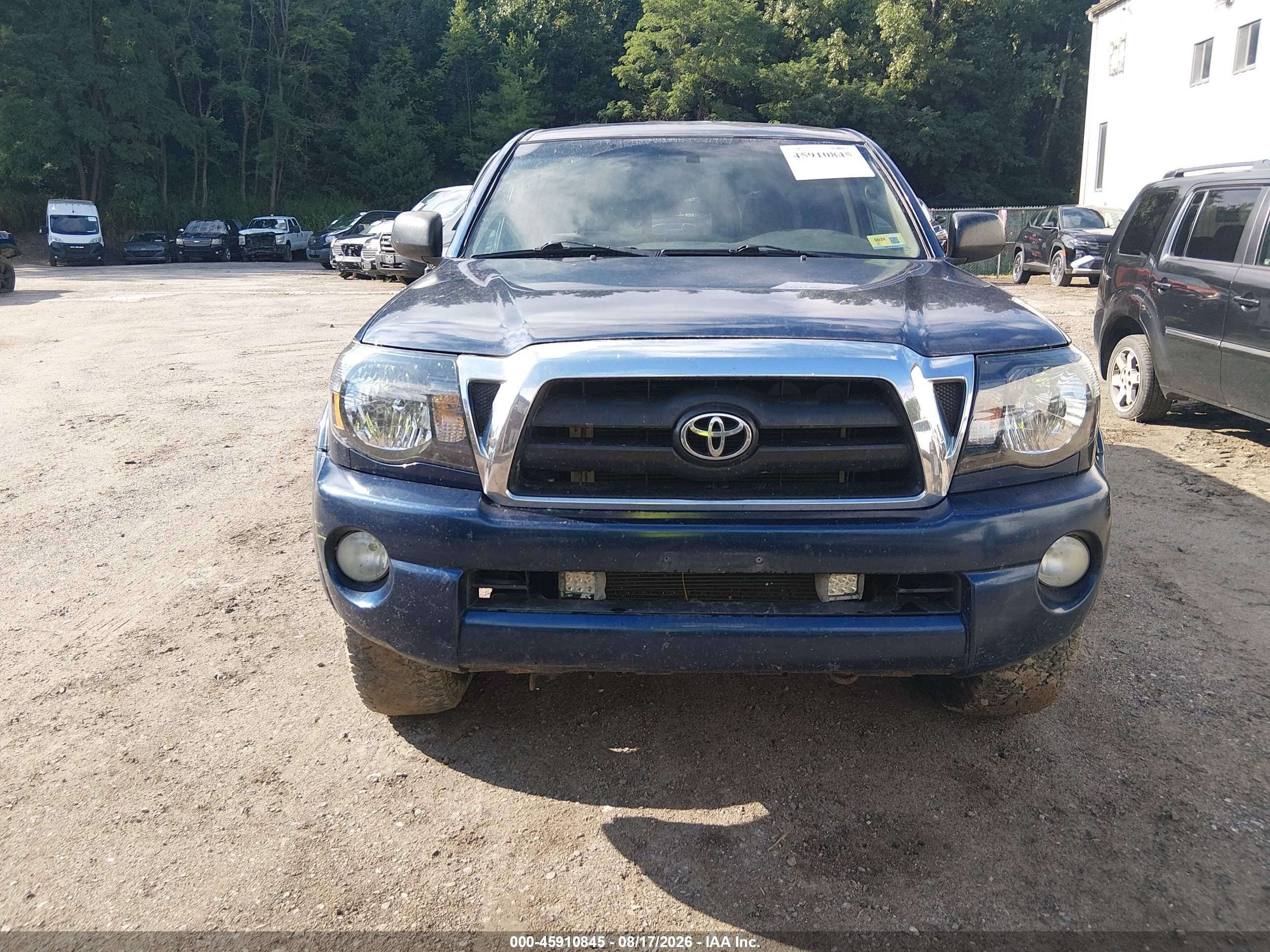 2006 Toyota Tacoma Base V6 Blue vin: 5TEUU42N66Z304013