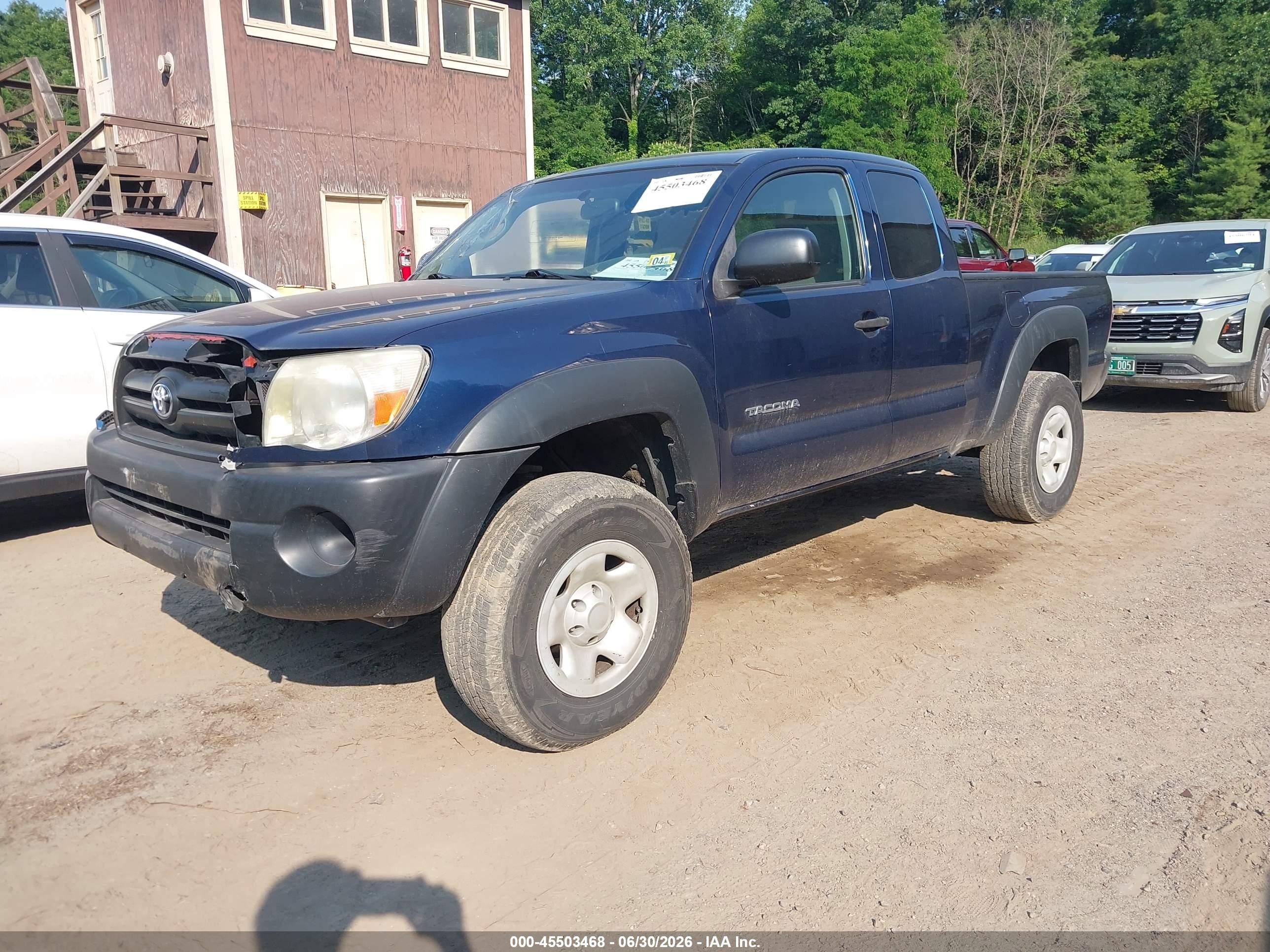2008 Toyota Tacoma Base V6 Navy vin: 5TEUU42N68Z483463