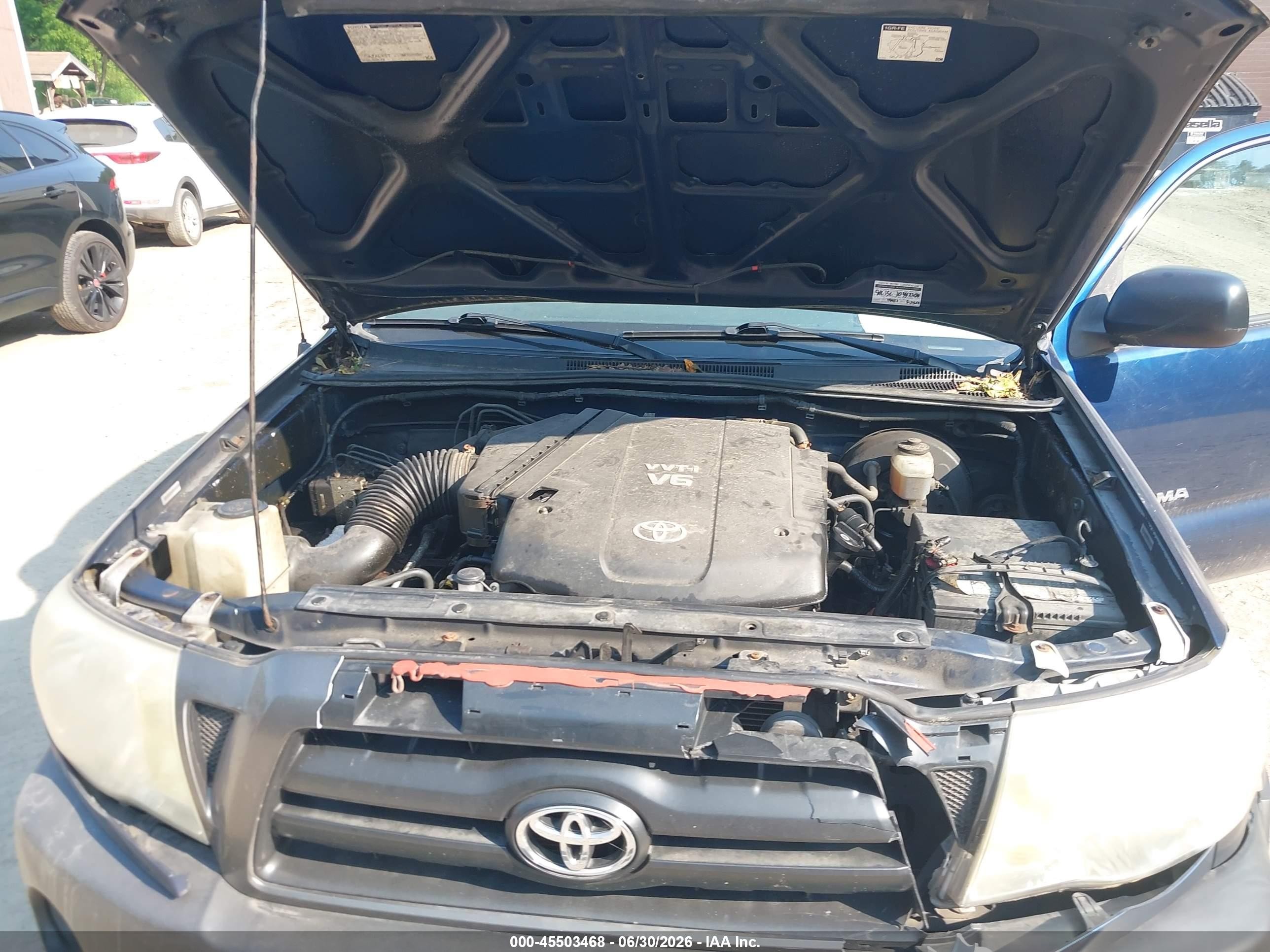 2008 Toyota Tacoma Base V6 Navy vin: 5TEUU42N68Z483463