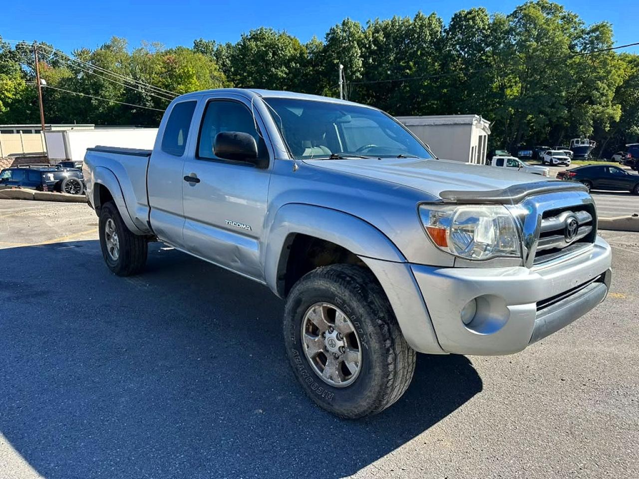 2008 Toyota Tacoma V6 Silver vin: 5TEUU42N68Z563569