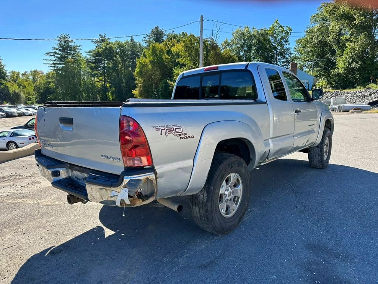 2008 Toyota Tacoma V6 Silver vin: 5TEUU42N68Z563569