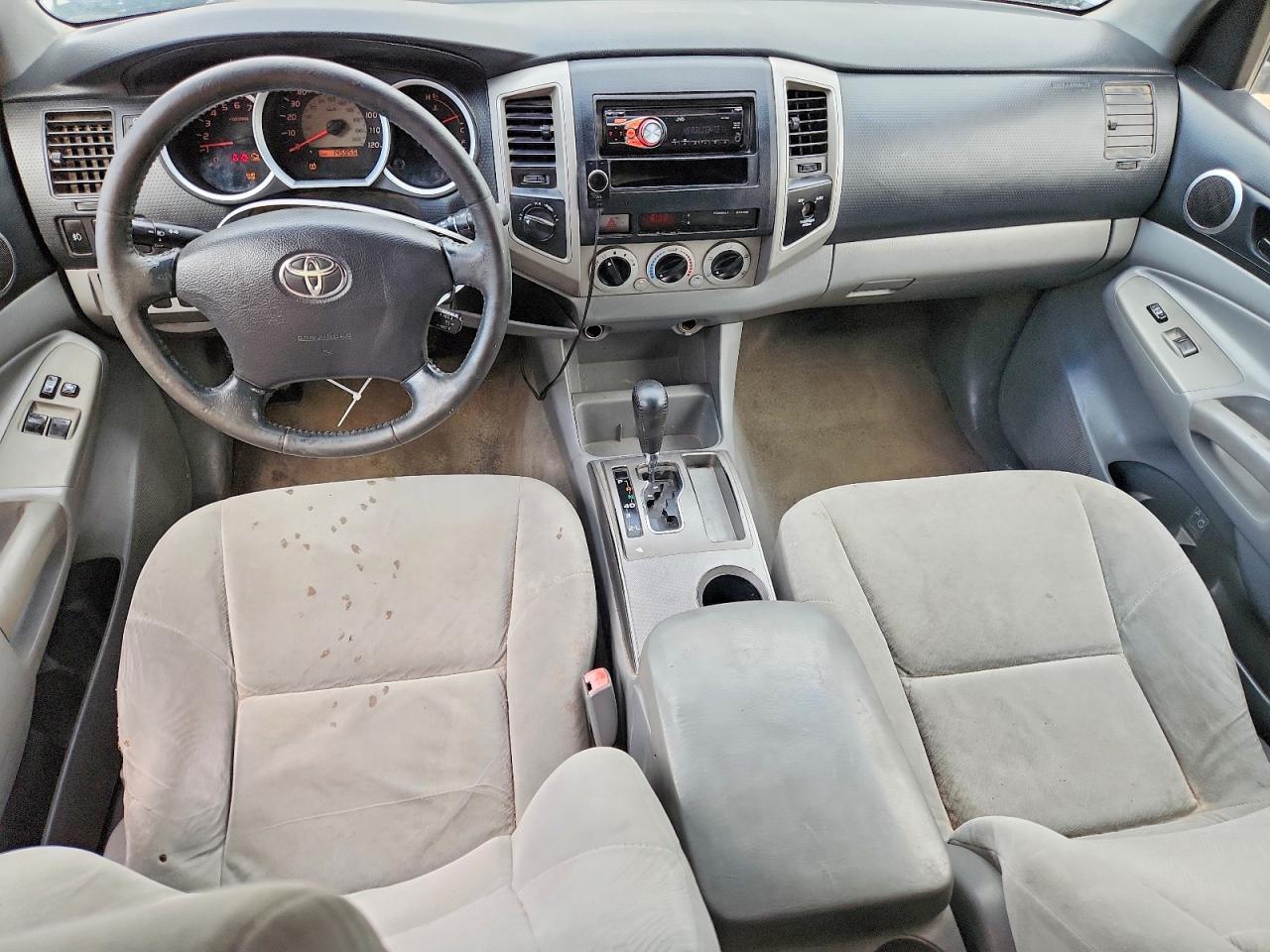 2005 Toyota Tacoma Access Cab Silver vin: 5TEUU42N75Z074190