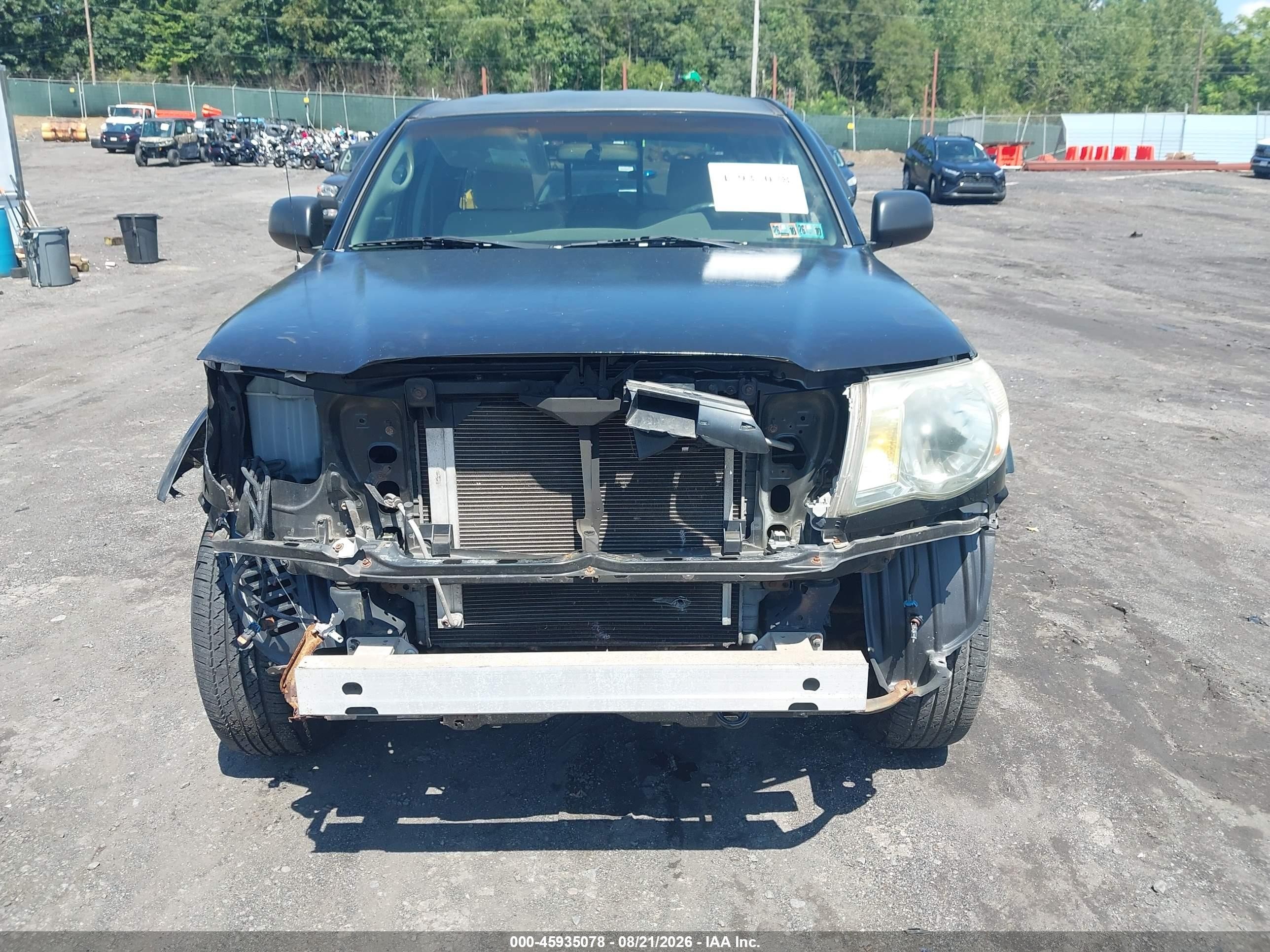 2005 Toyota Tacoma Base V6 Gray vin: 5TEUU42N75Z097839