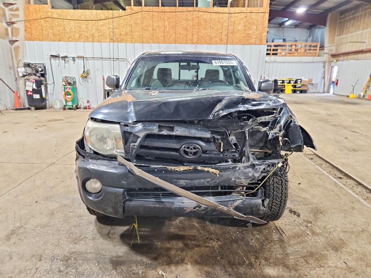 2007 Toyota Tacoma Access Cab Black vin: 5TEUU42N77Z330122