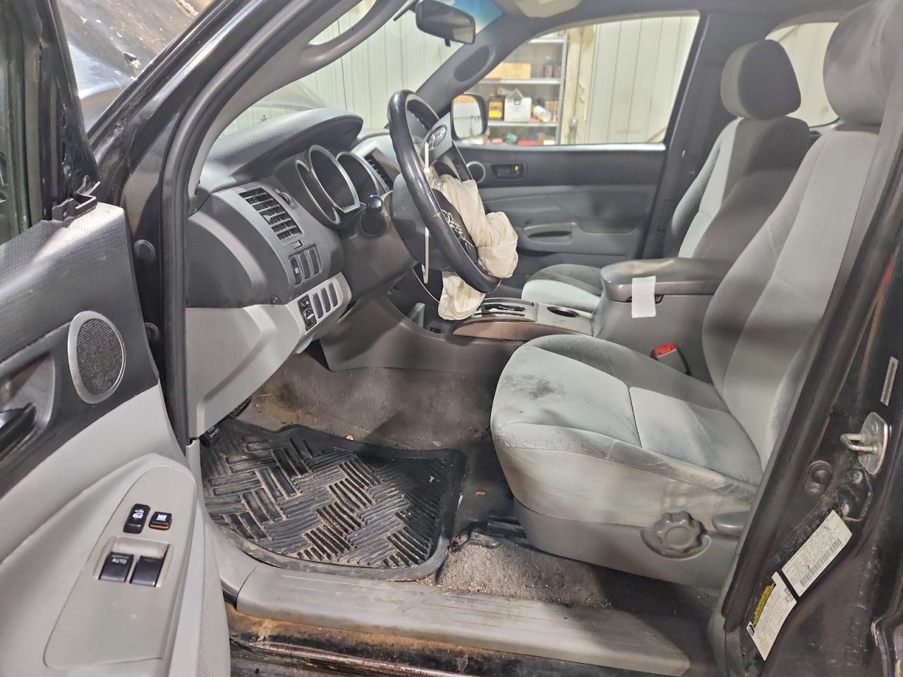 2007 Toyota Tacoma Access Cab Black vin: 5TEUU42N77Z330122