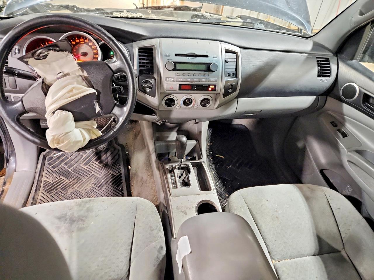 2007 Toyota Tacoma Access Cab Black vin: 5TEUU42N77Z330122