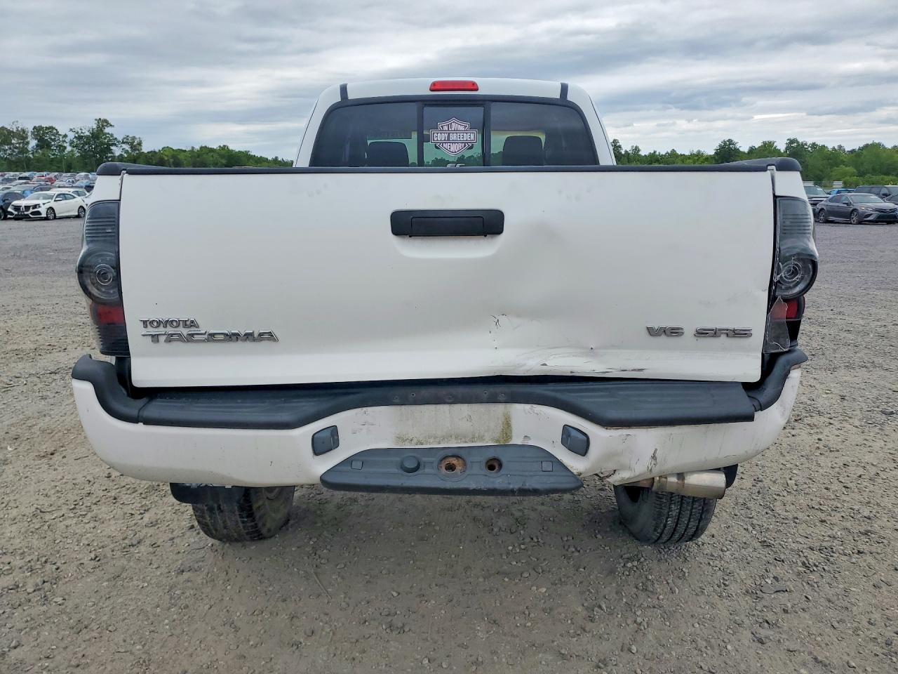 2007 Toyota Tacoma Access Cab White vin: 5TEUU42N77Z357112