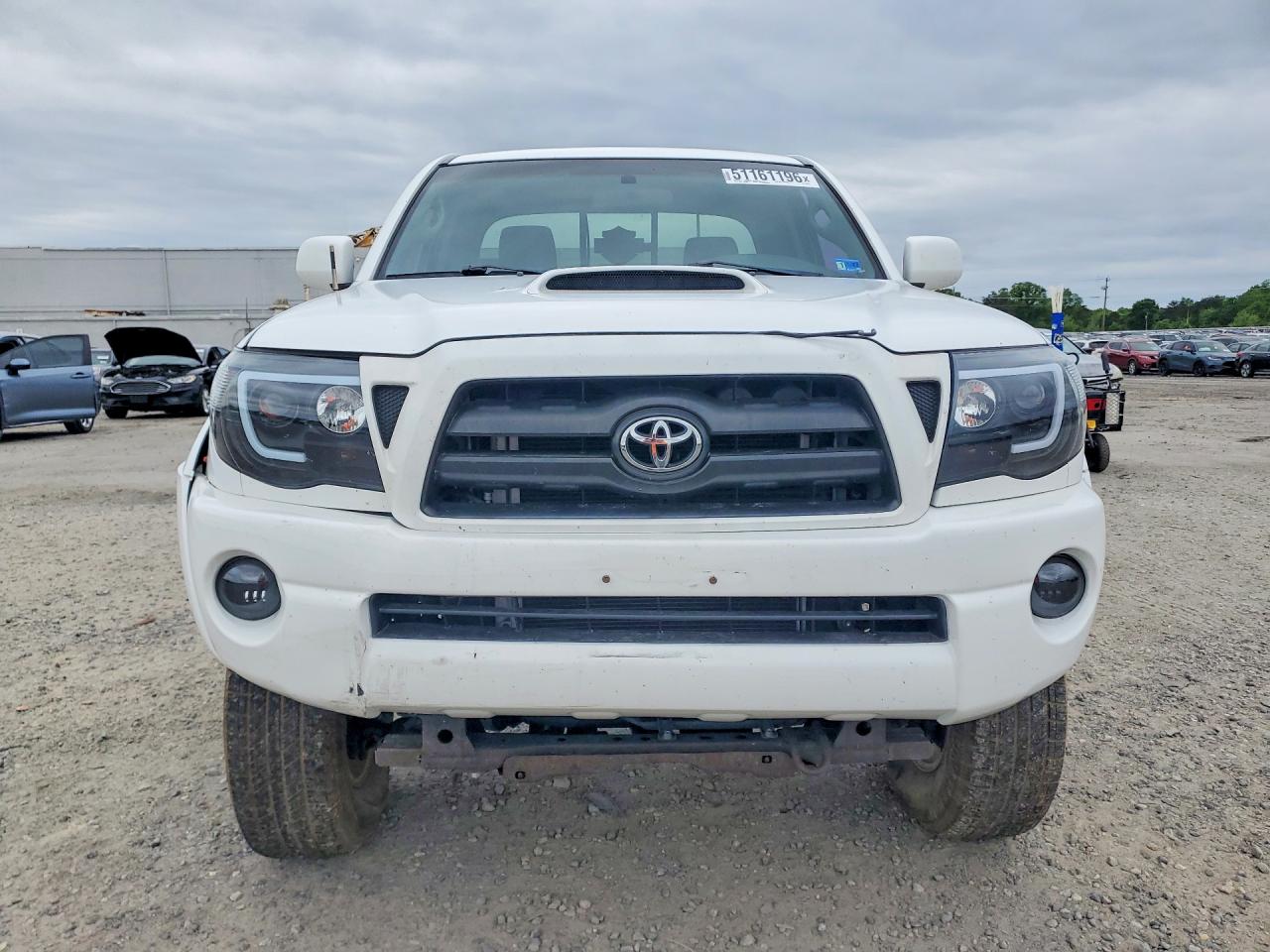 2007 Toyota Tacoma Access Cab White vin: 5TEUU42N77Z357112