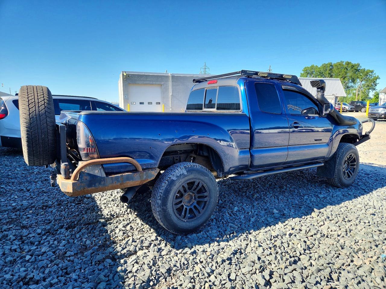 2007 Toyota Tacoma Access Cab Black vin: 5TEUU42N77Z404283