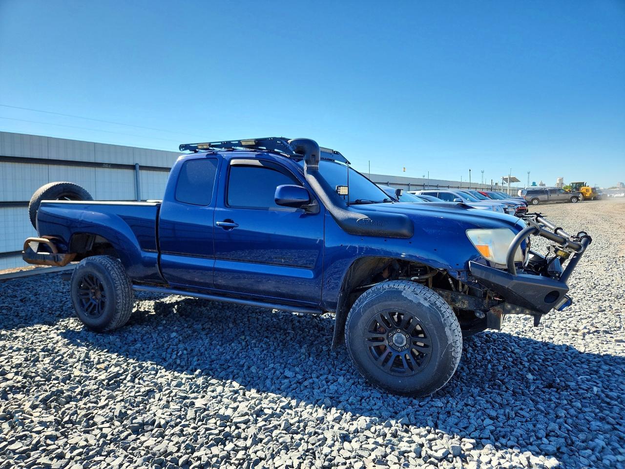 2007 Toyota Tacoma Access Cab Black vin: 5TEUU42N77Z404283