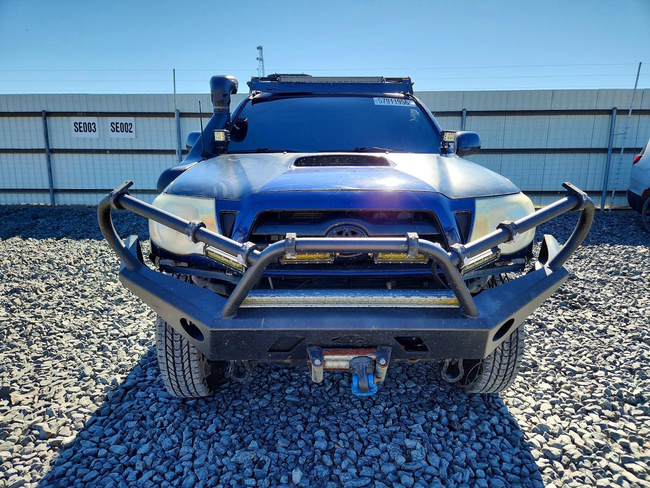 2007 Toyota Tacoma Access Cab Black vin: 5TEUU42N77Z404283