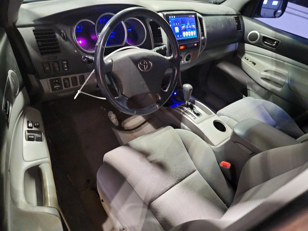 2007 Toyota Tacoma Access Cab Black vin: 5TEUU42N77Z404283