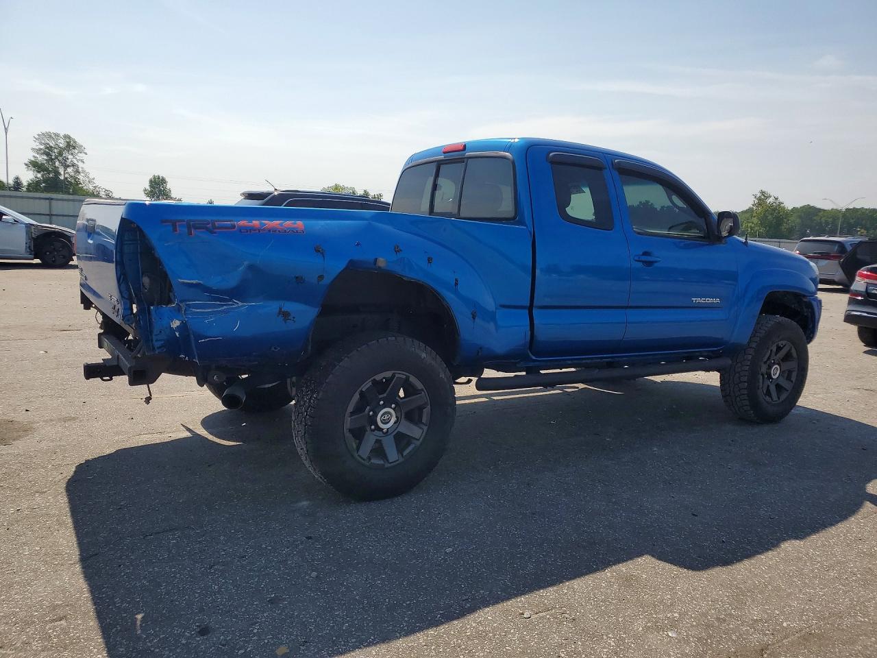 2007 Toyota Tacoma V6 Синий vin: 5TEUU42N77Z405353