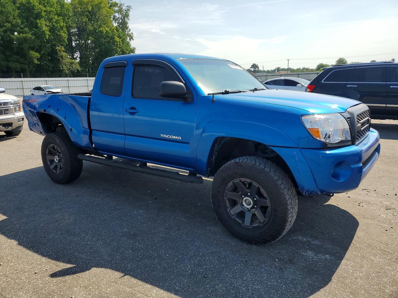 2007 Toyota Tacoma V6 Синий vin: 5TEUU42N77Z405353