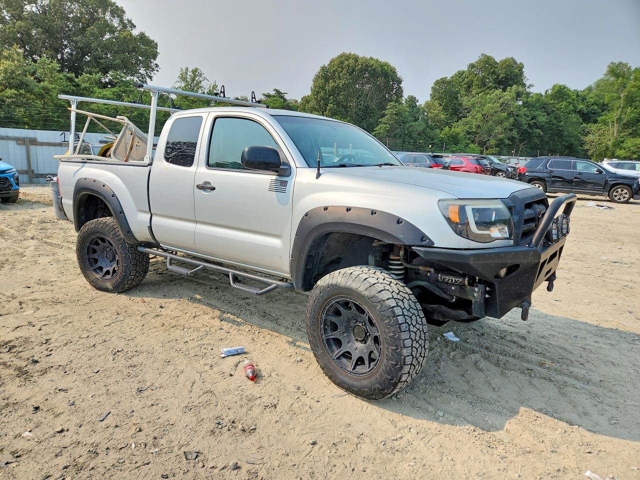 2006 Toyota Tacoma Access Cab Silver vin: 5TEUU42N86Z213521