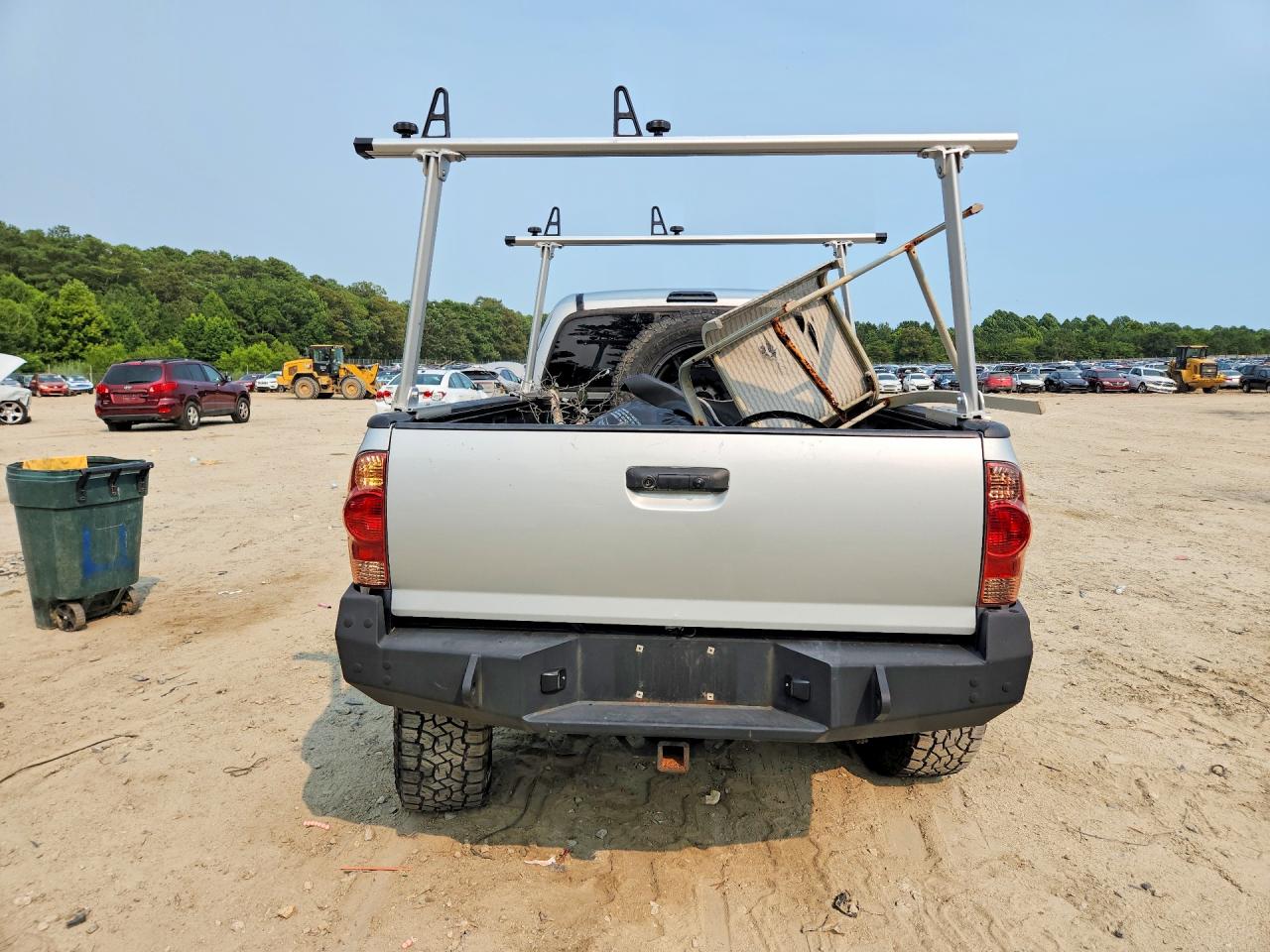 2006 Toyota Tacoma Access Cab Silver vin: 5TEUU42N86Z213521