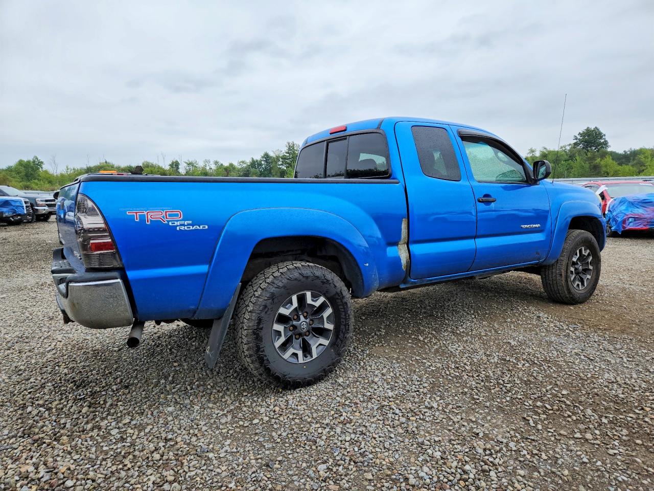 2006 Toyota Tacoma V6 Blue vin: 5TEUU42N86Z242470