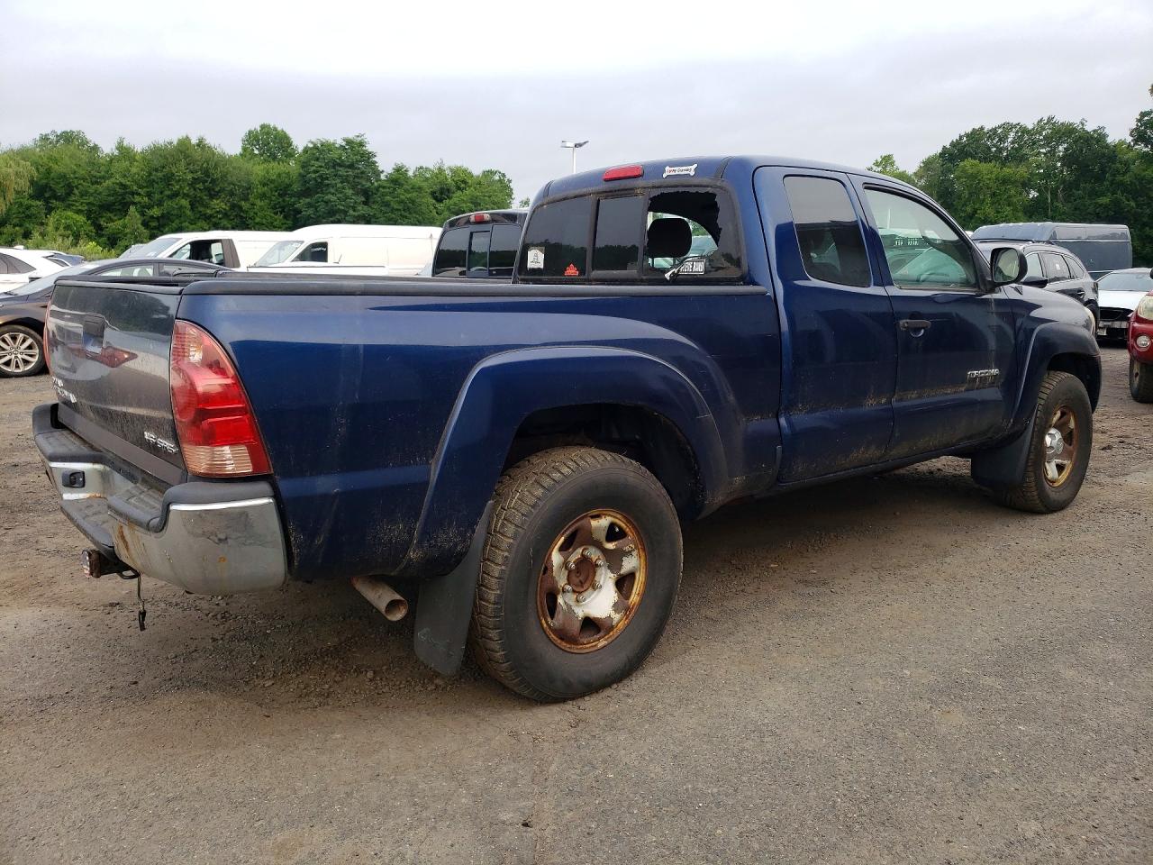 2006 Toyota Tacoma V6 Blue vin: 5TEUU42N86Z306541