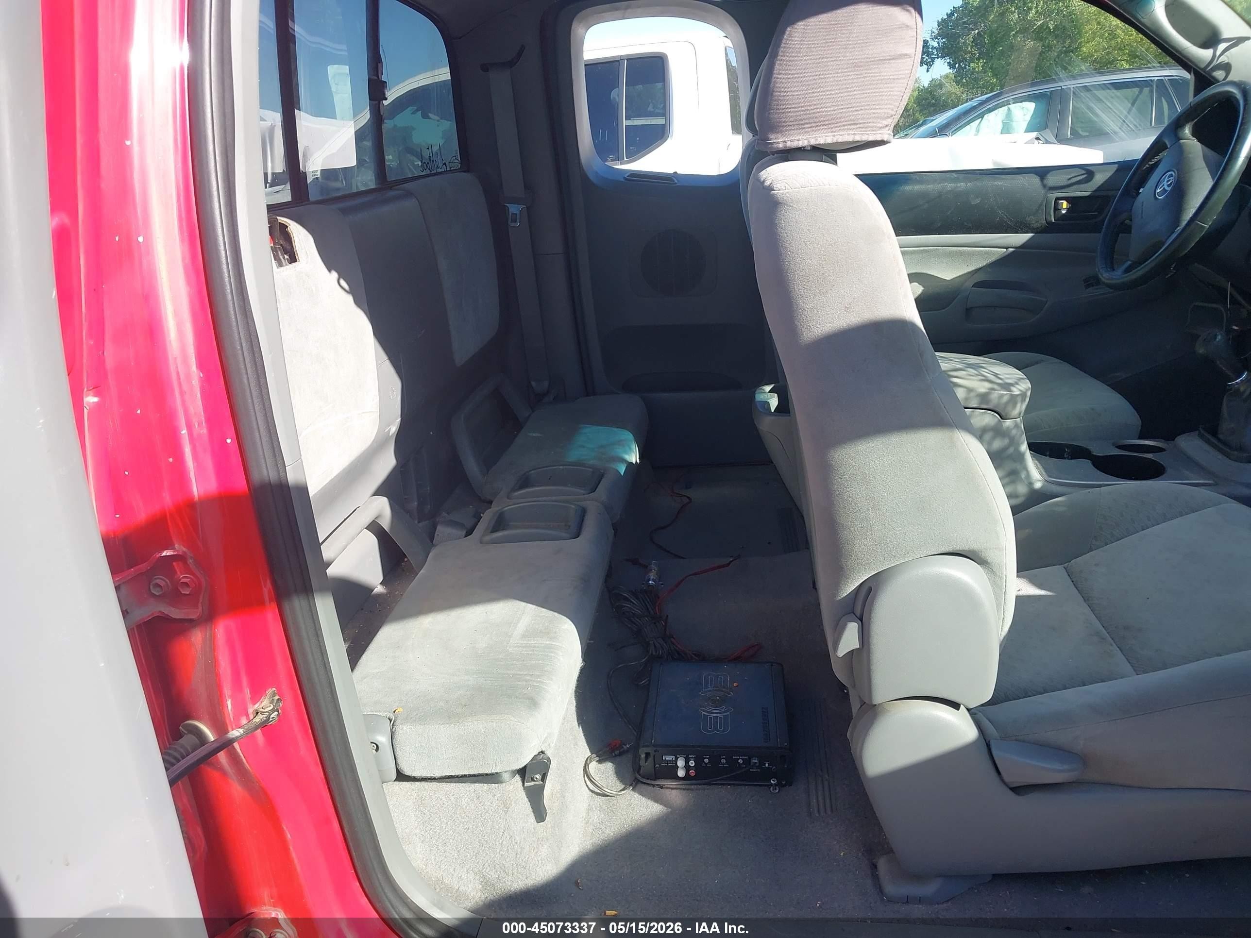2006 Toyota Tacoma Base V6 Red vin: 5TEUU42N86Z319063