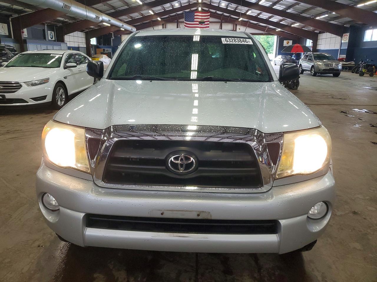 2007 Toyota Tacoma V6 Серебряный vin: 5TEUU42N87Z448101